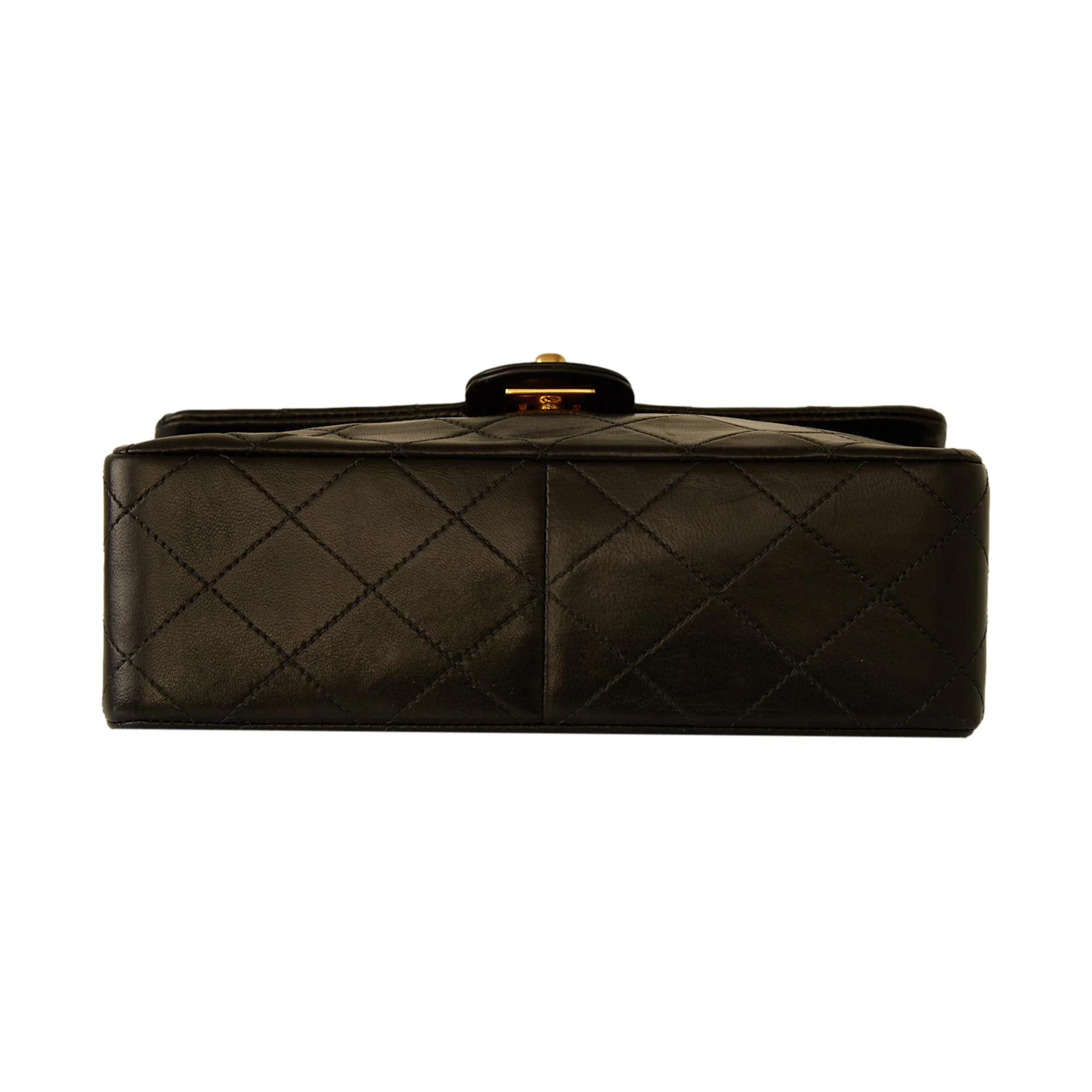 Chanel Black Lambskin Small Flap Bag - Image 3