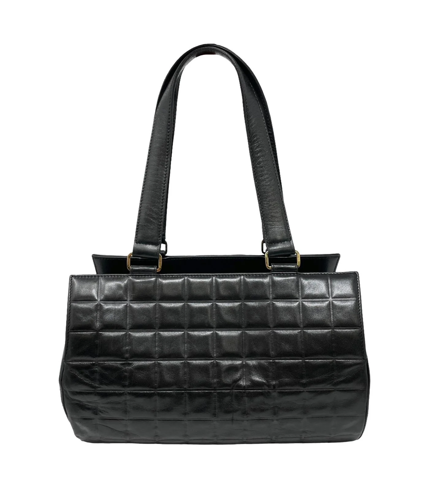 Chanel Black Logo Barrel Bag - Image 3
