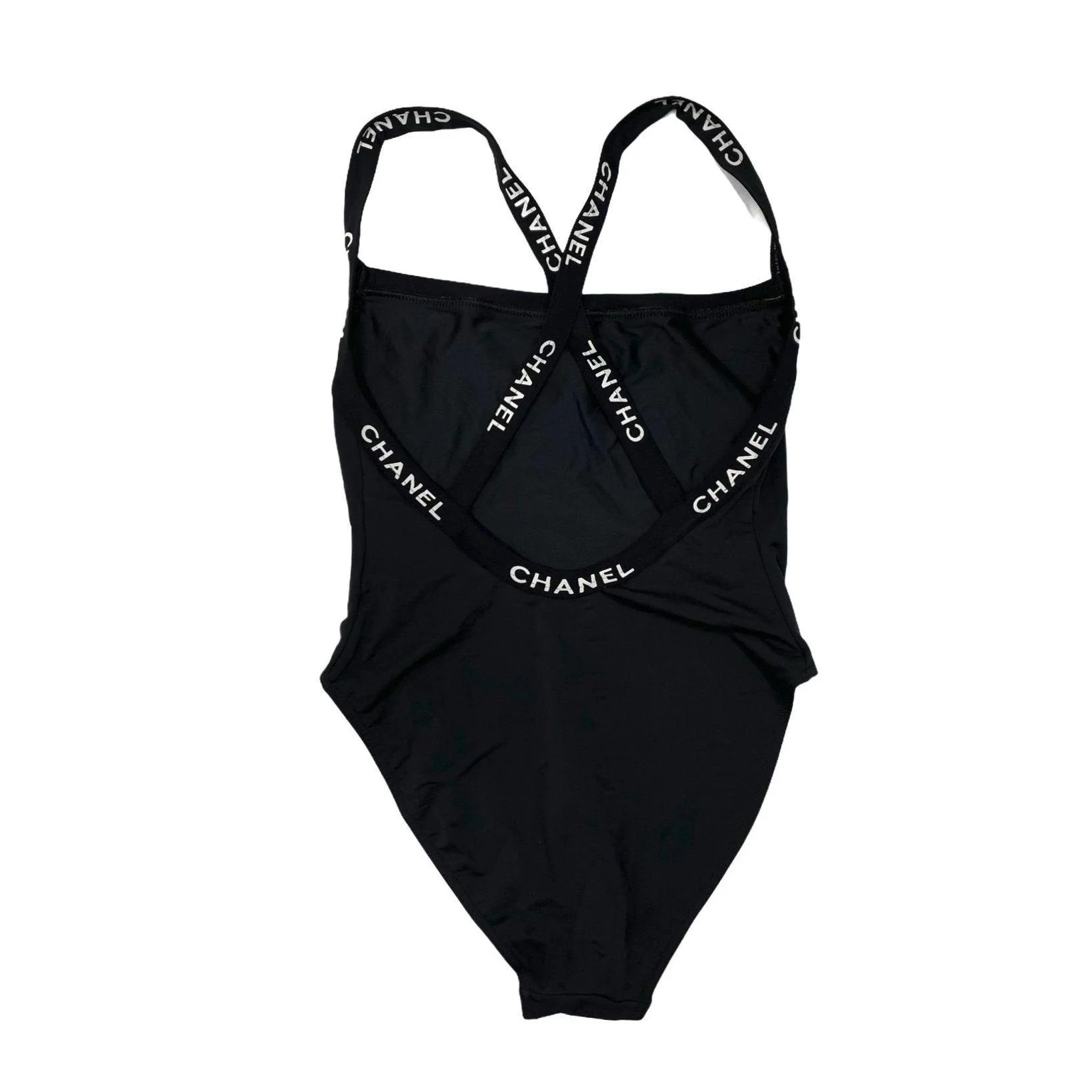 Chanel Black Logo Bodysuit - Image 2