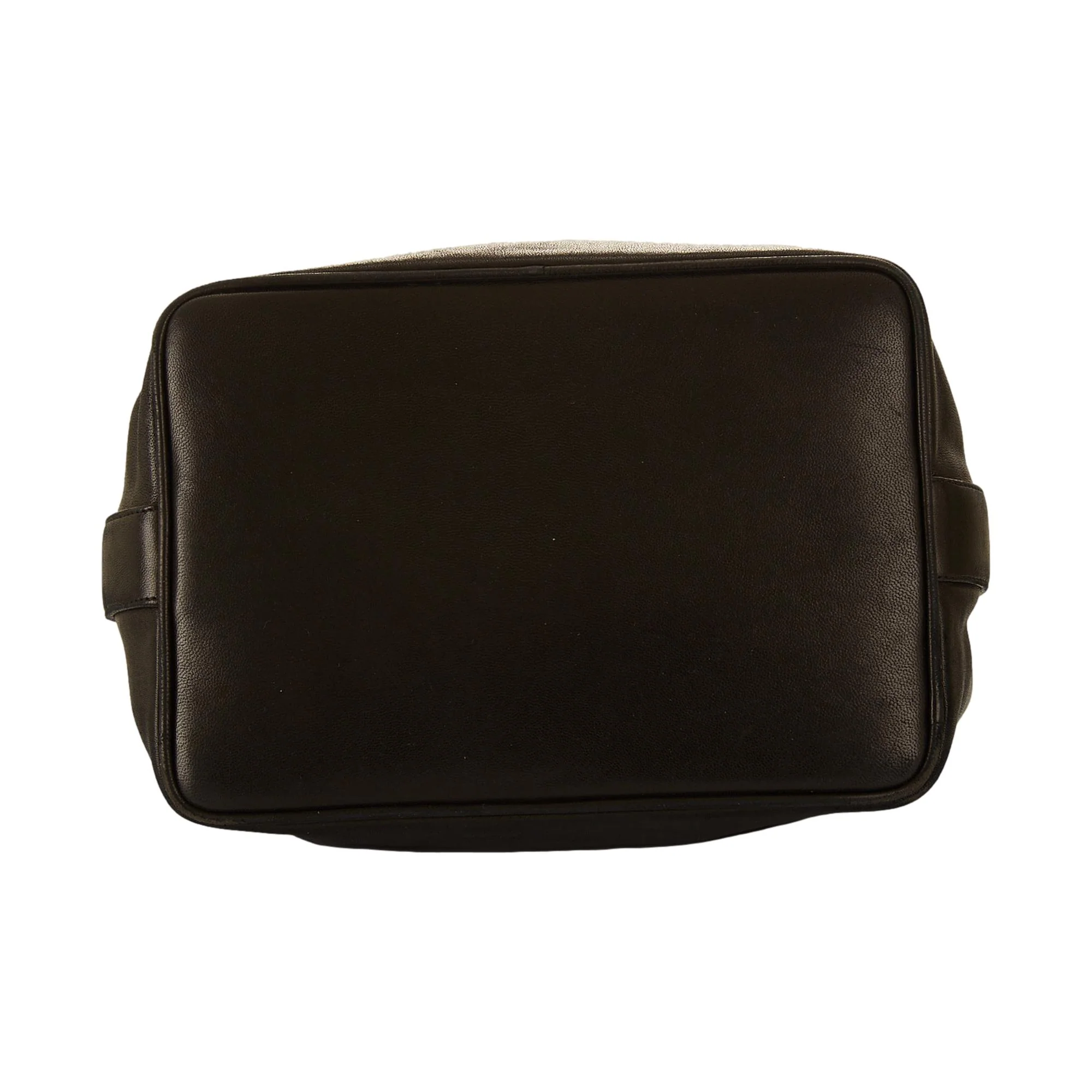 Chanel Black Logo Bucket Bag - Image 6