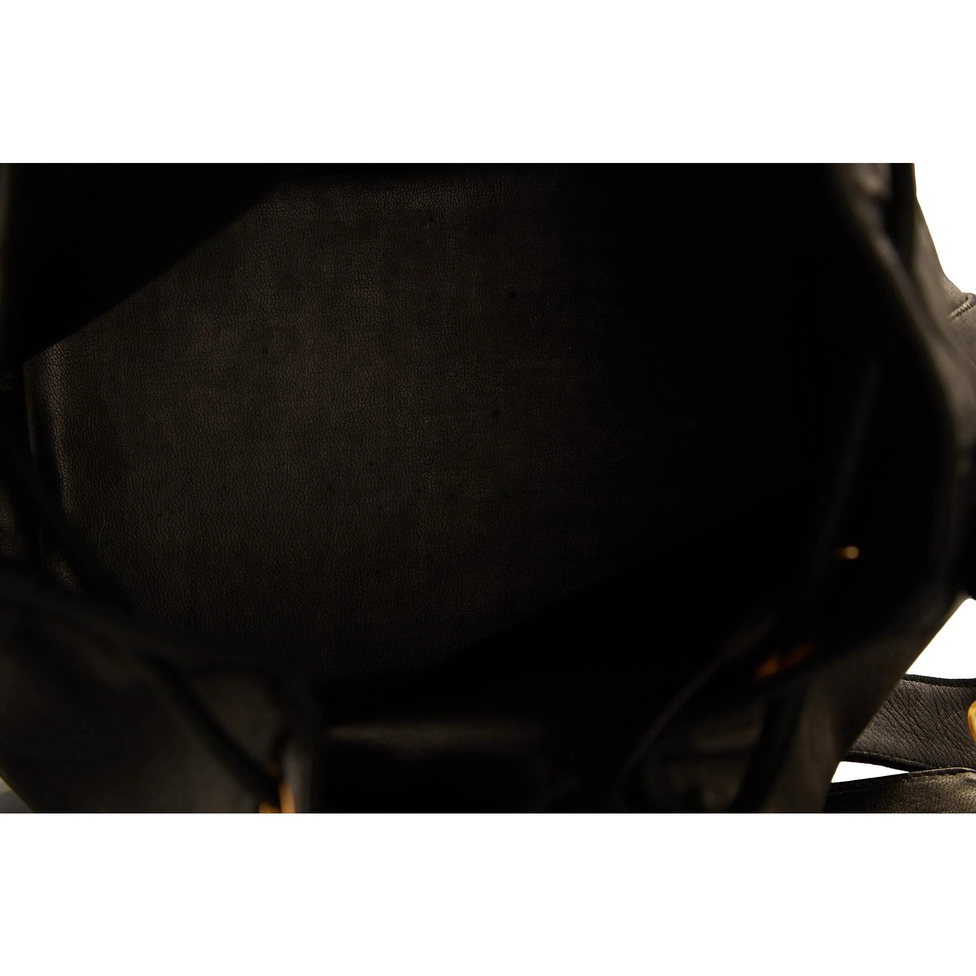 Chanel Black Logo Bucket Bag - Image 7