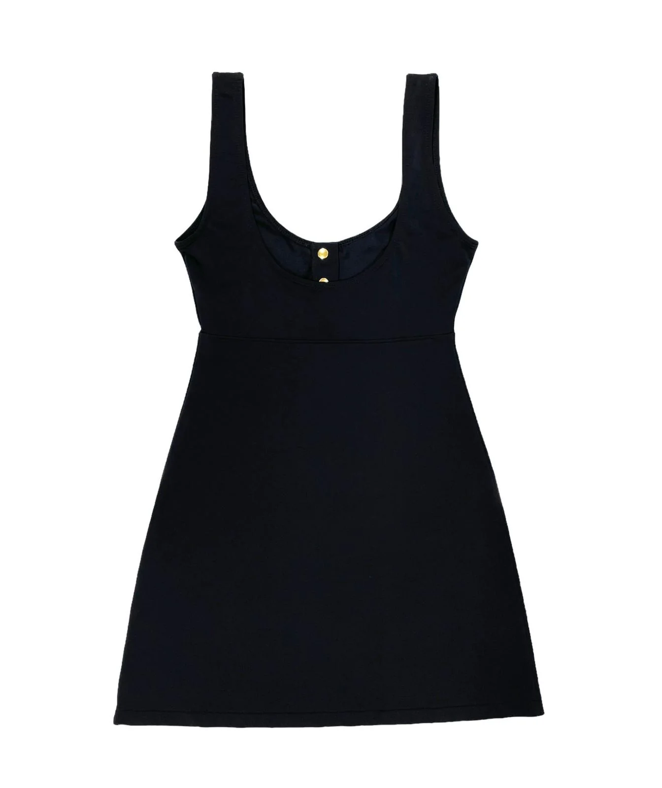 Chanel Black Logo Button Dress - Image 2