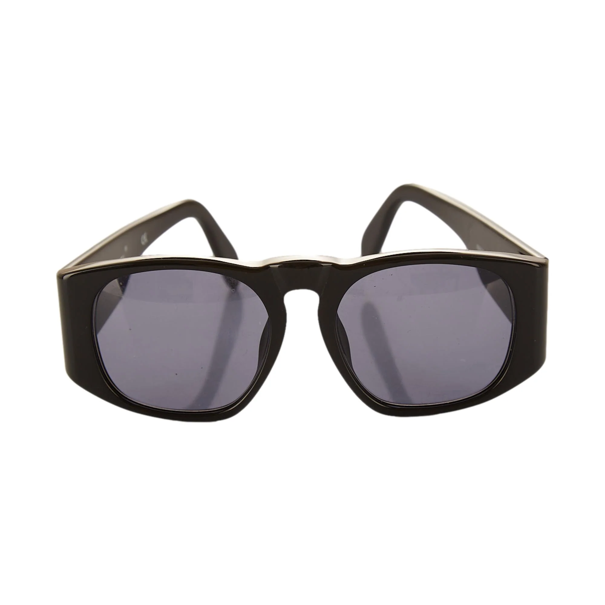 Chanel Black Logo Circle Sunglasses - Image 2