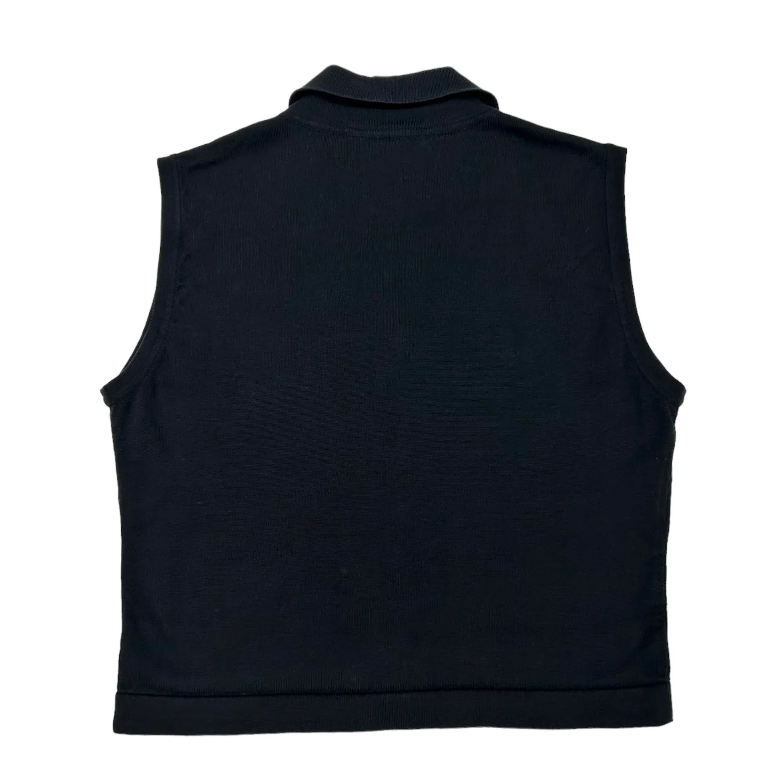 Chanel Black Logo Crop Top - Image 2