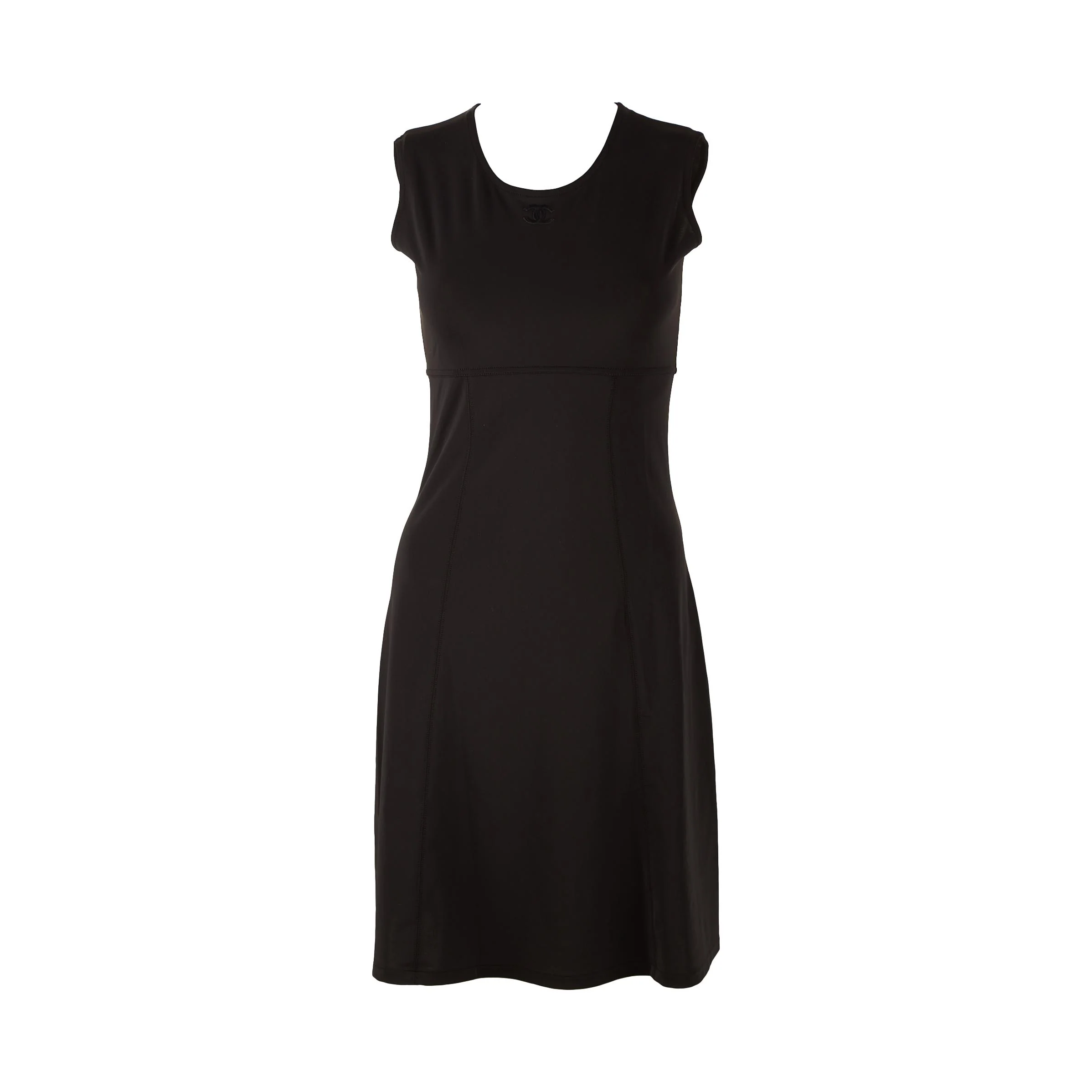 Chanel Black Logo Dress