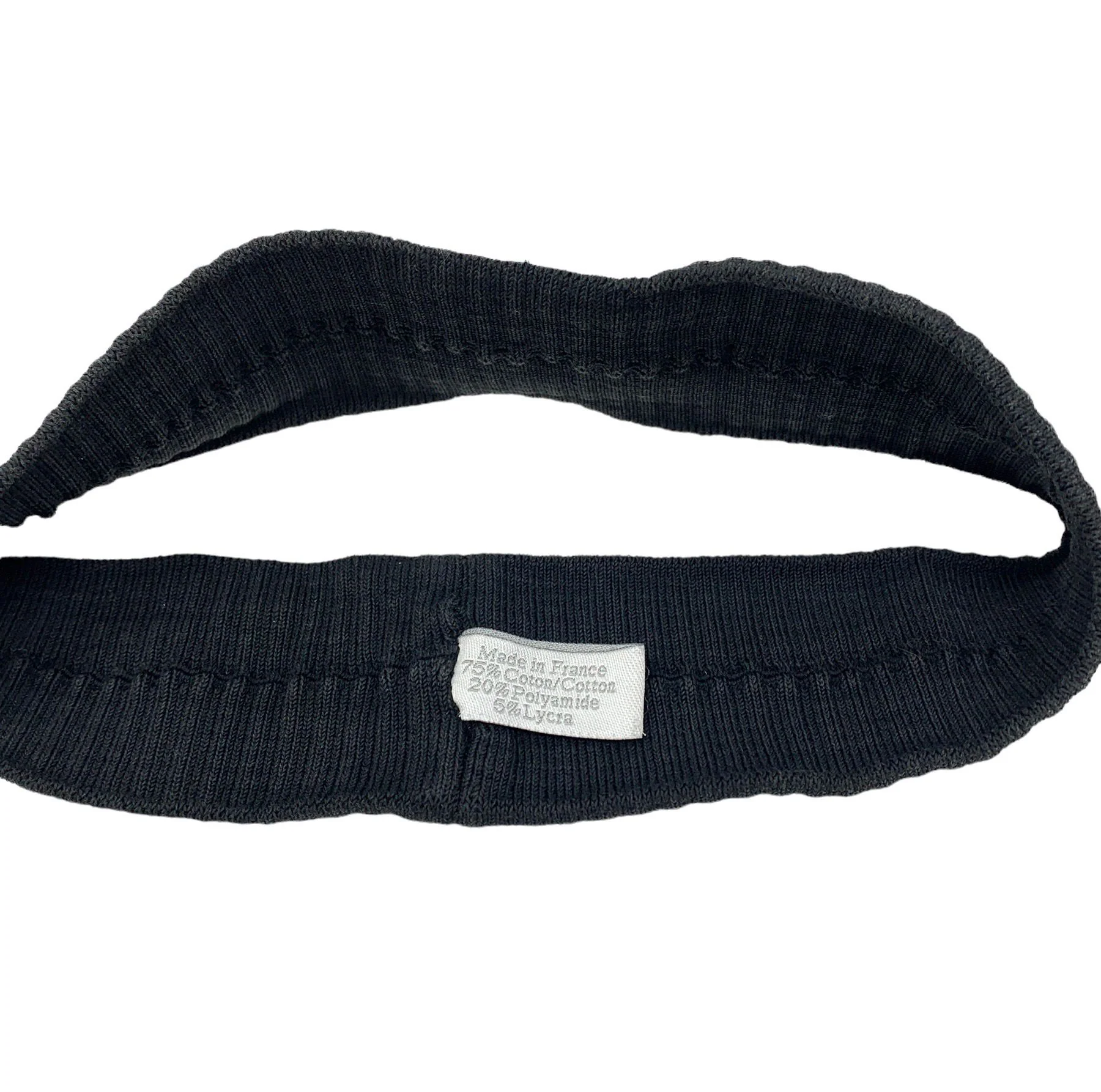 Chanel Black Logo Headband - Image 3