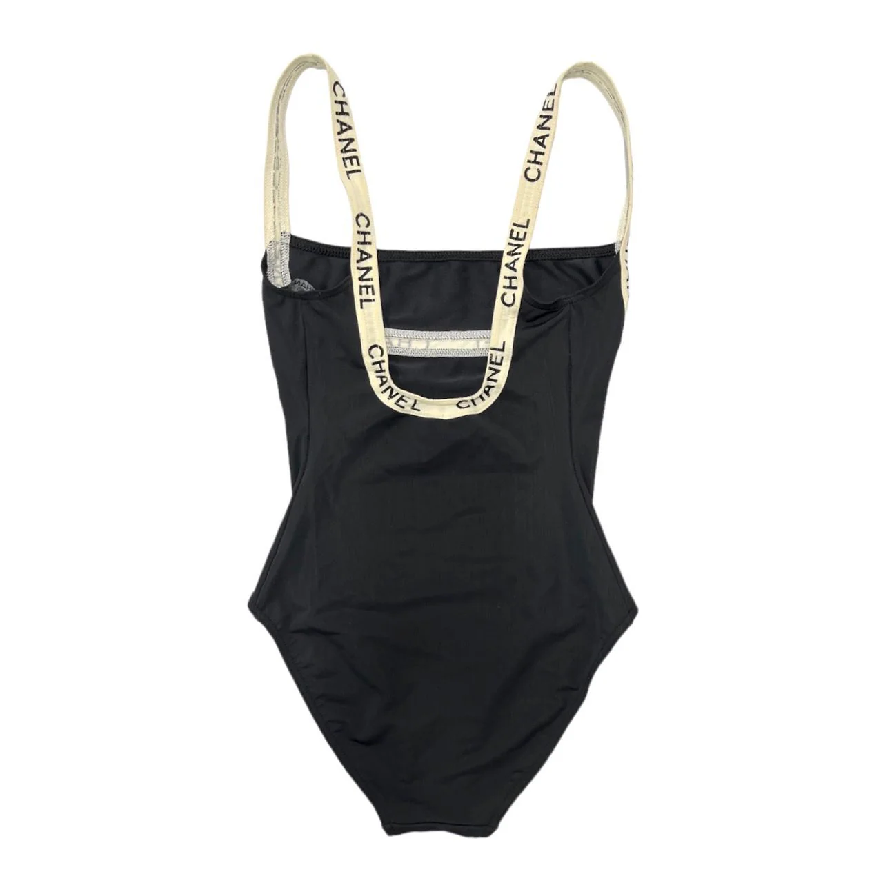 Chanel Black Logo Body Suit - Image 2