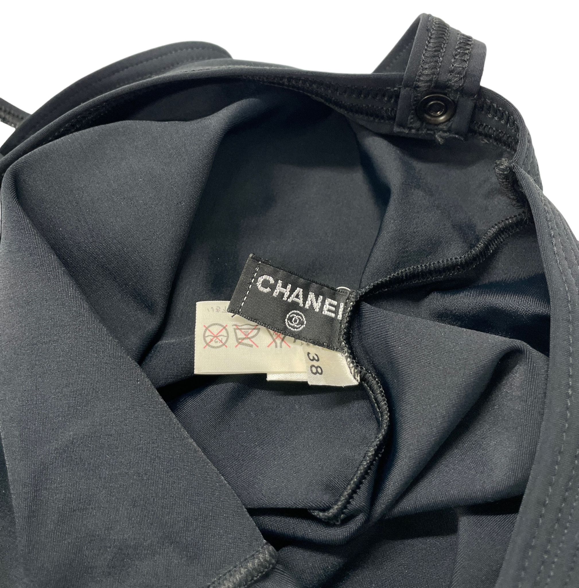 Chanel Black Logo One Piece - Image 3