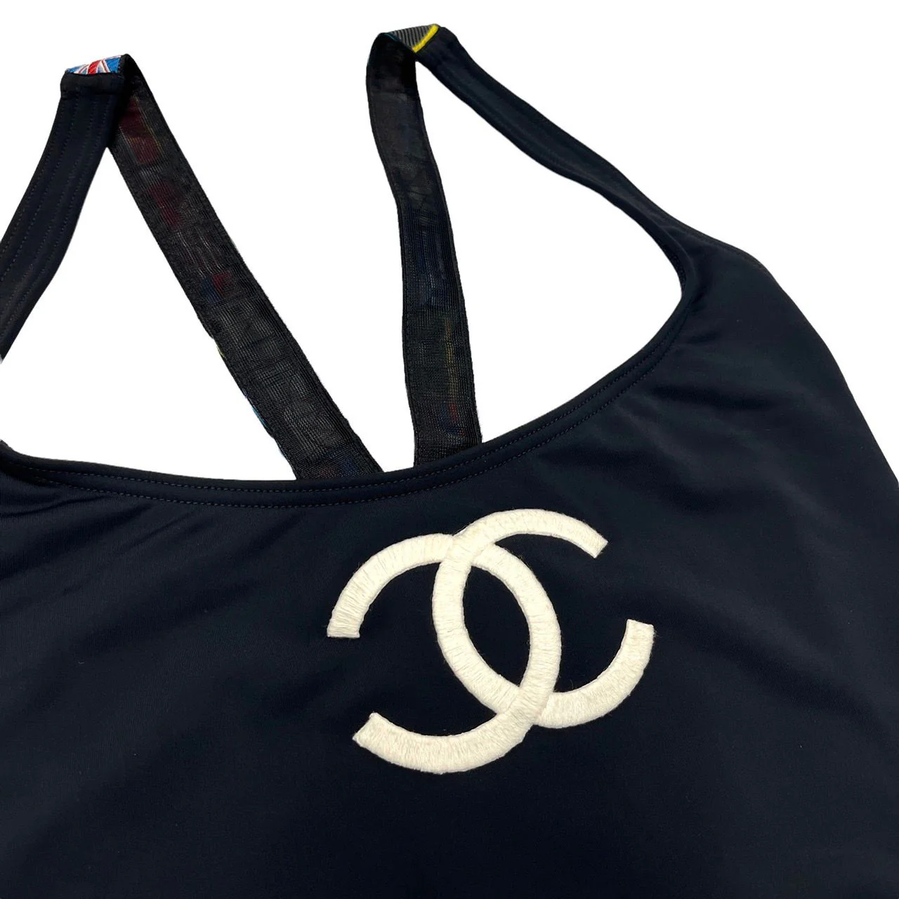 Chanel Black Logo One Piece - Image 3