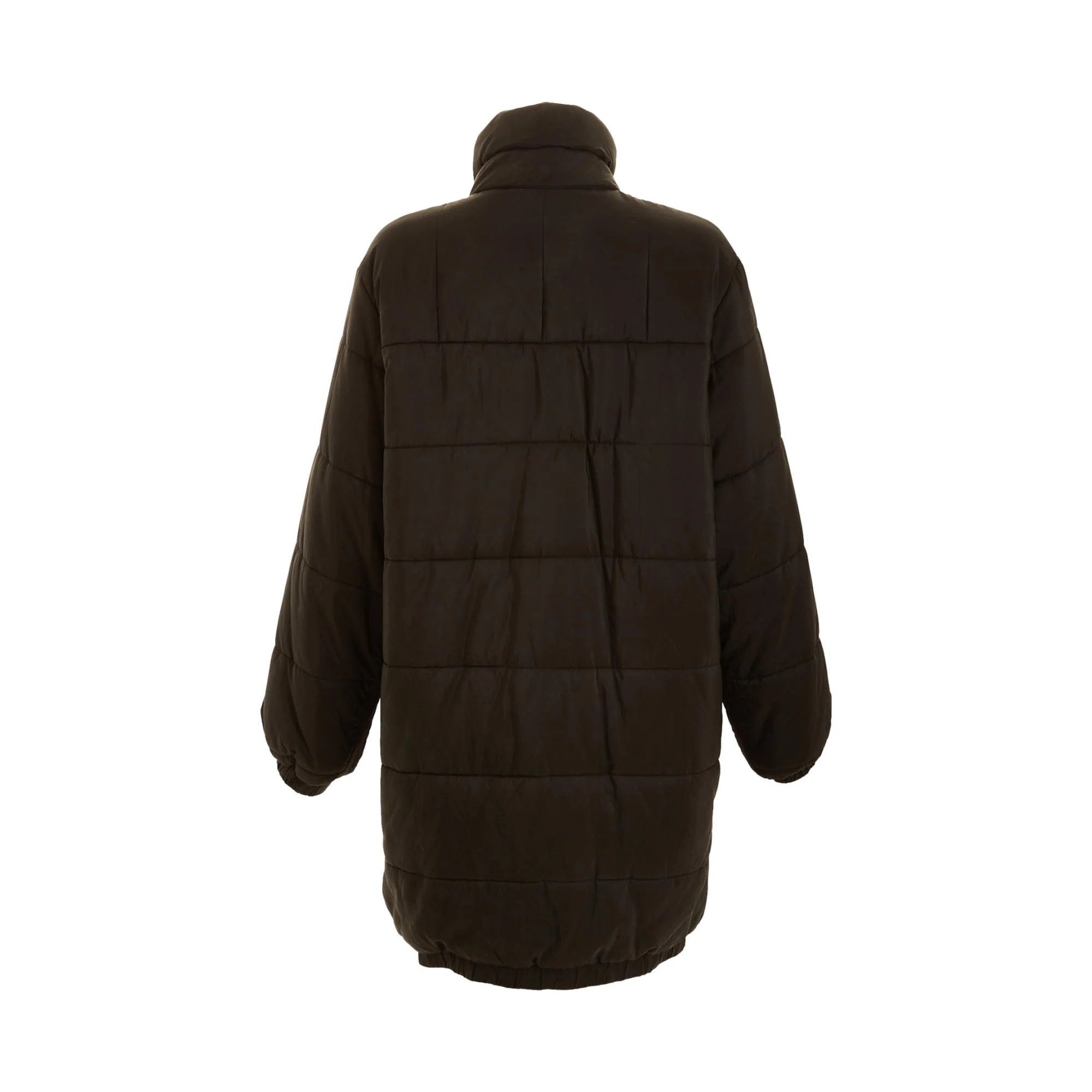 Chanel Black Logo Puffer Coat - Image 2