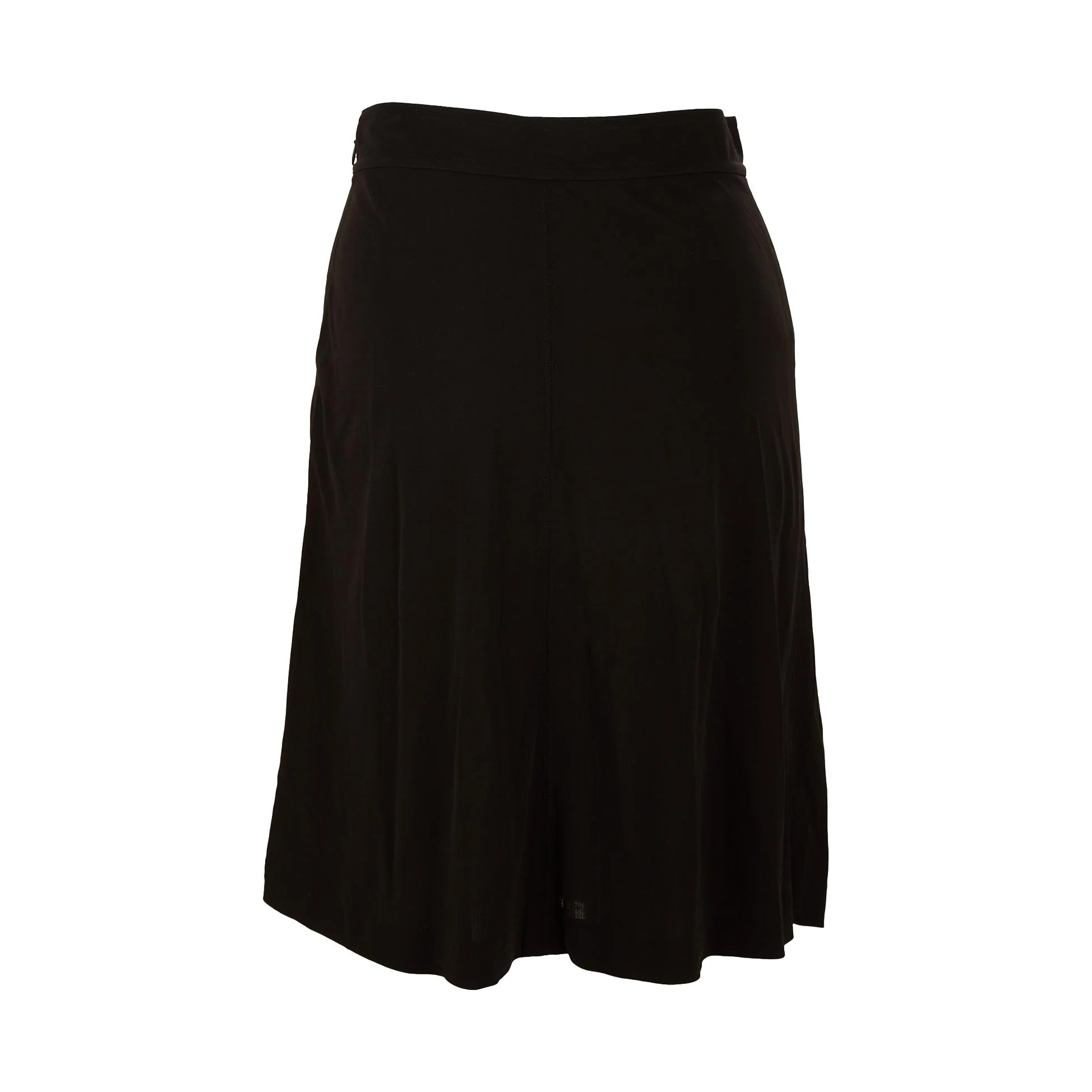 Chanel Black Logo Skirt - Image 2