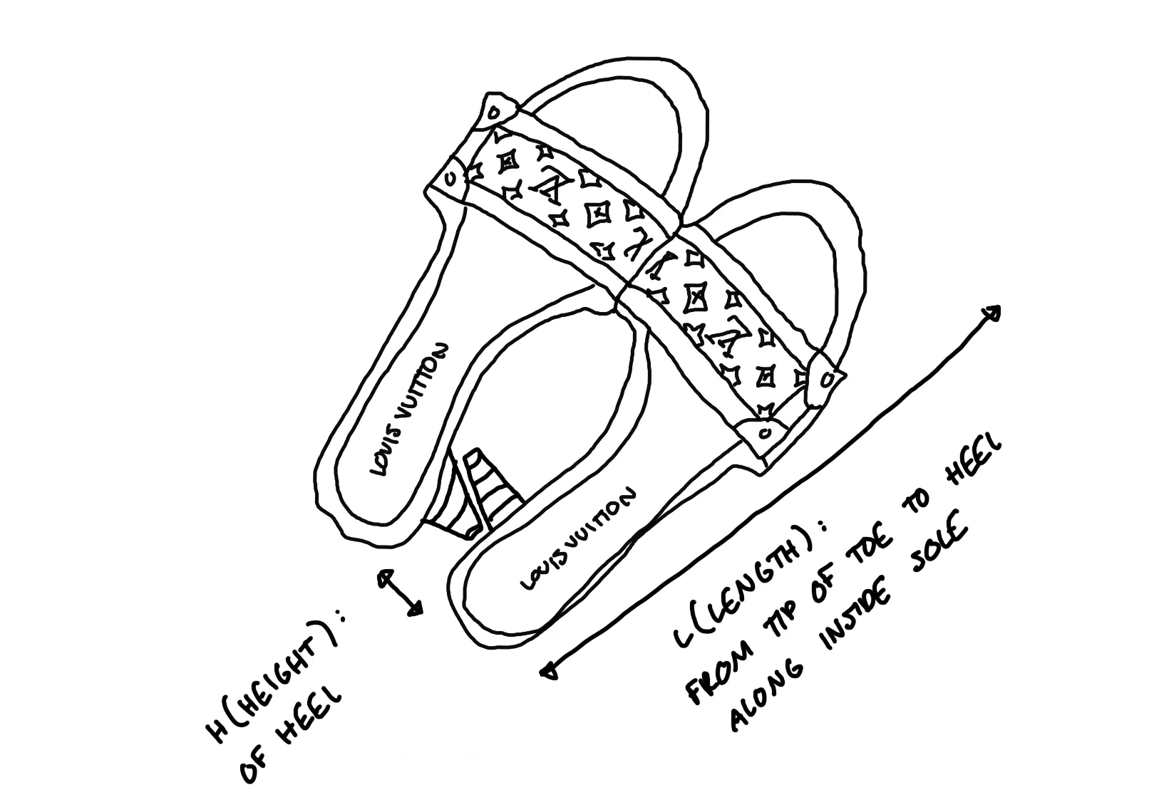 Chanel Black Logo Ribbon Heels - Image 3