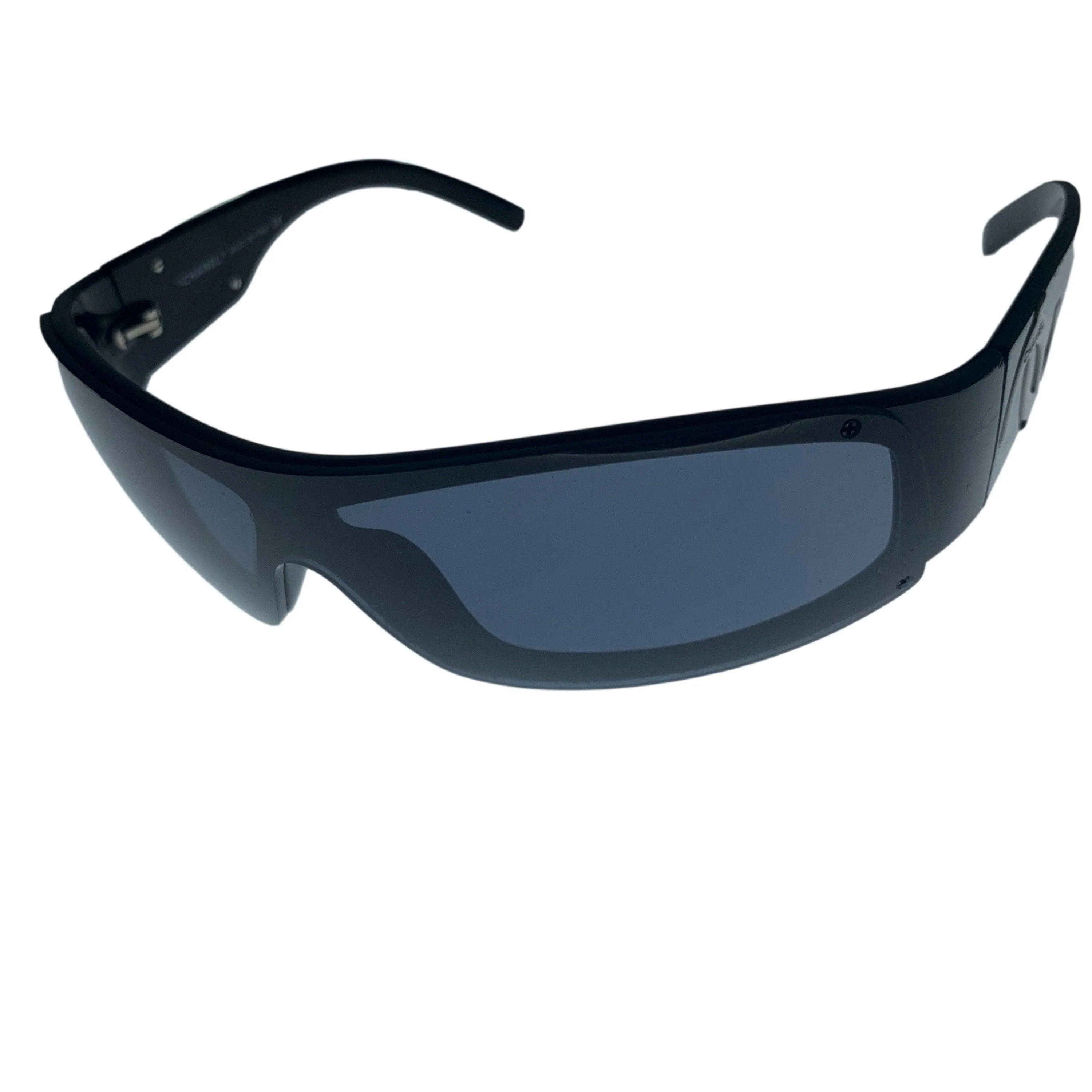 Chanel Black Logo Sunglasses - Image 3