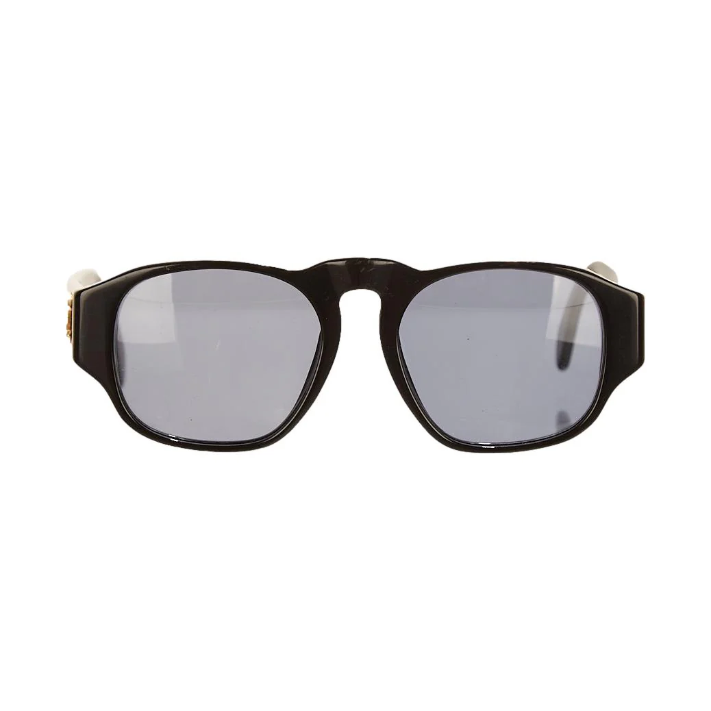 Chanel Black Logo Sunglasses - Image 2