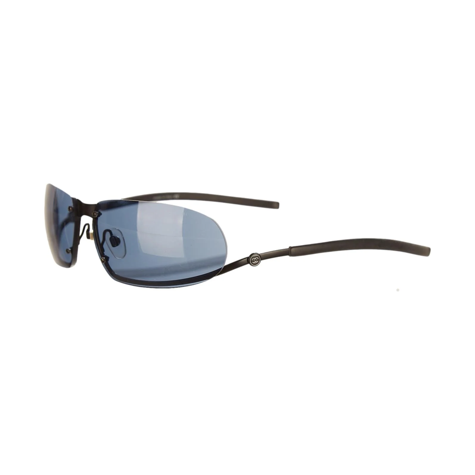 Chanel Black Logo Sunglasses