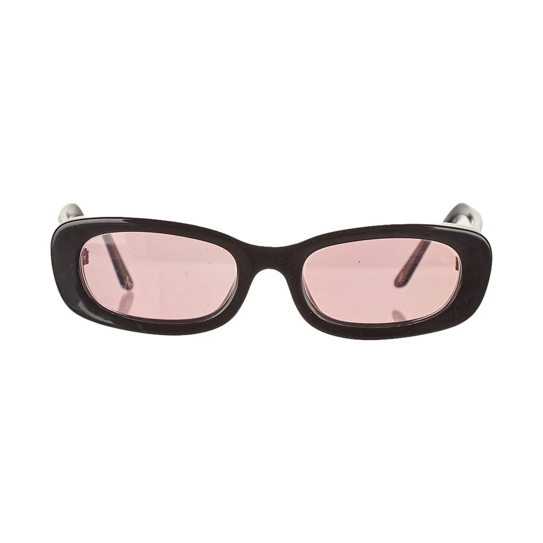 Chanel Black Logo Sunglasses - Image 2