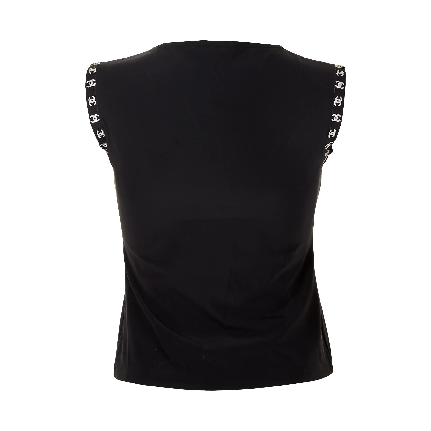 Chanel Black Logo Tank - Image 2