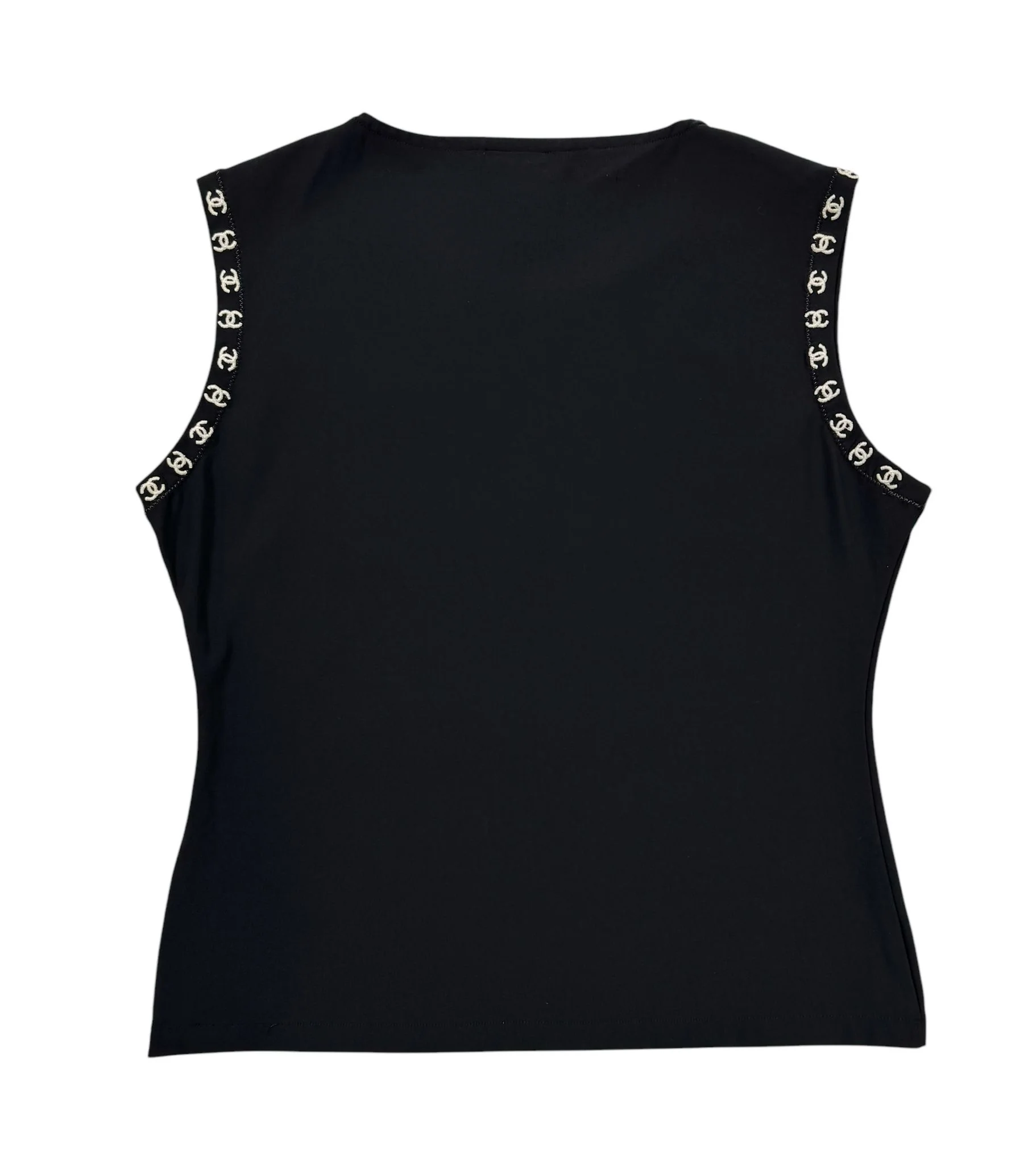 Chanel Black Logo Tank - Image 2