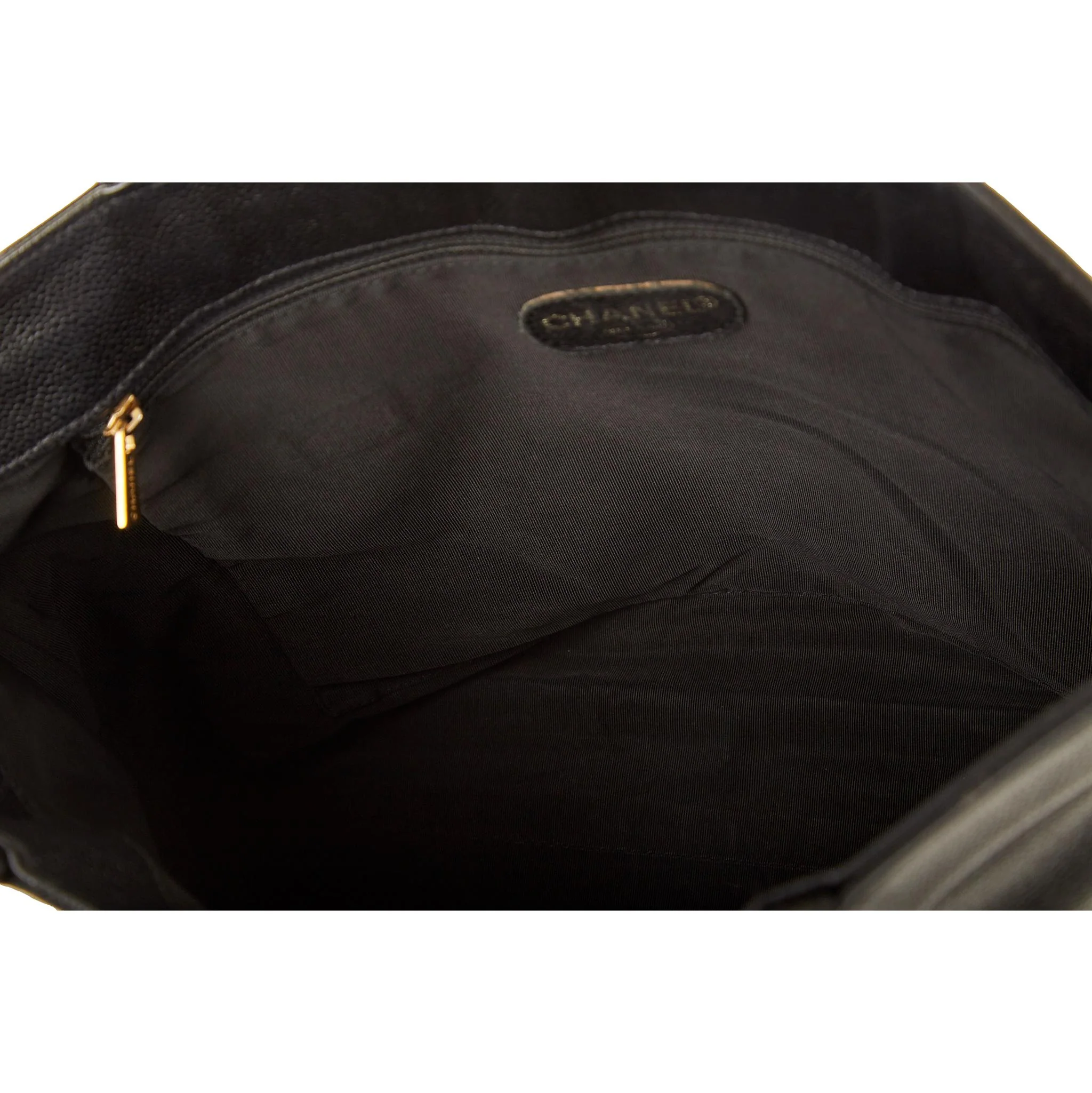 Chanel Black Logo Tote - Image 4
