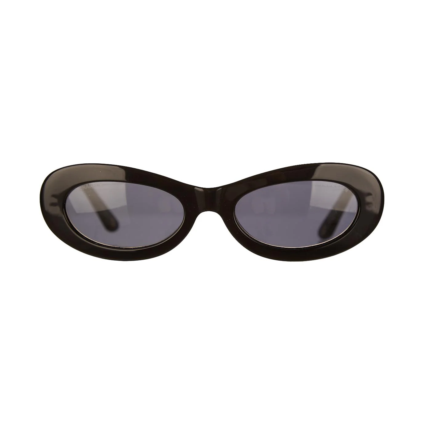 Chanel Black Micro Logo Sunglasses - Image 2