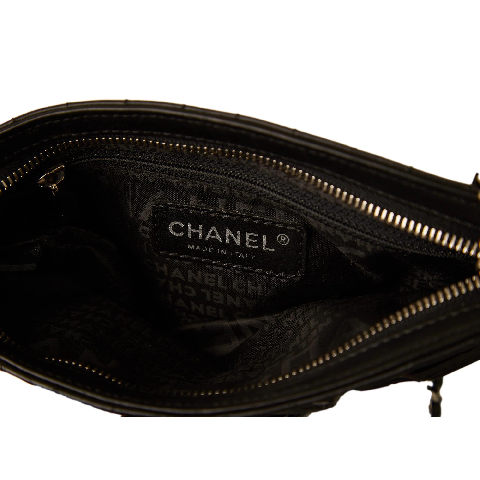 Chanel Black Mini Chain Bag - Image 3