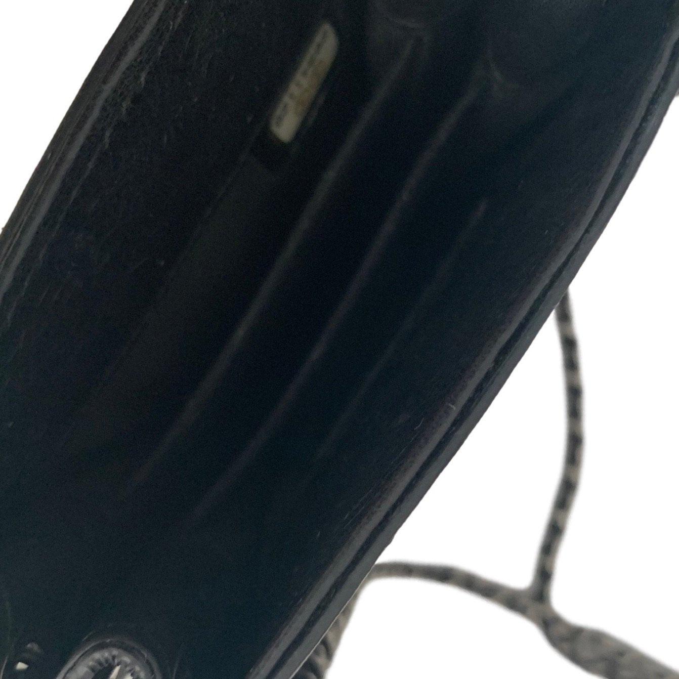 Chanel Black Mini Leather Crossbody Bag - Image 5