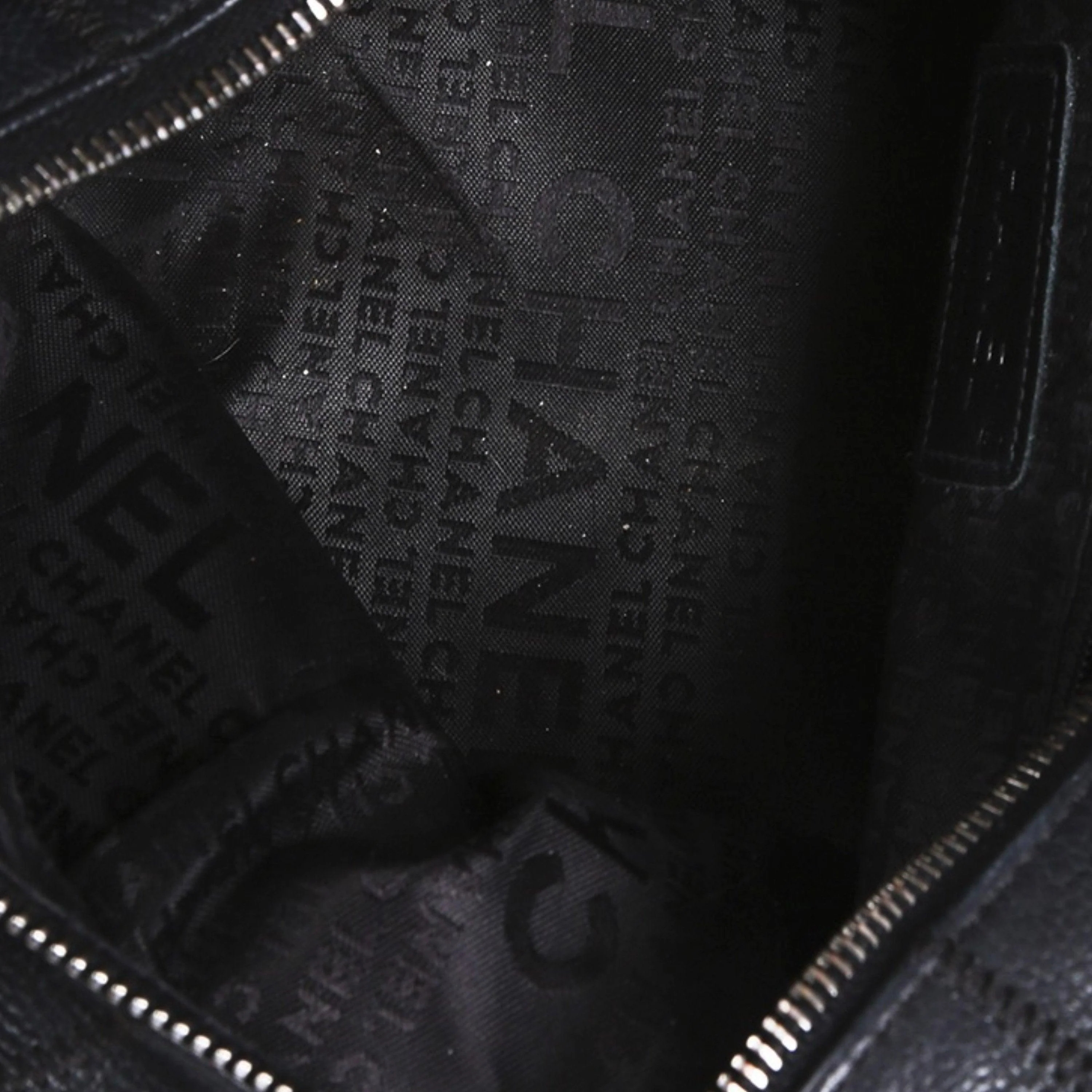 Chanel Black Mini Square Quilt Boston Bag - Image 3