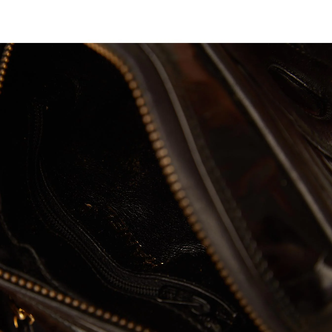 Chanel Black Patent Logo Shoulder Bag - Image 4