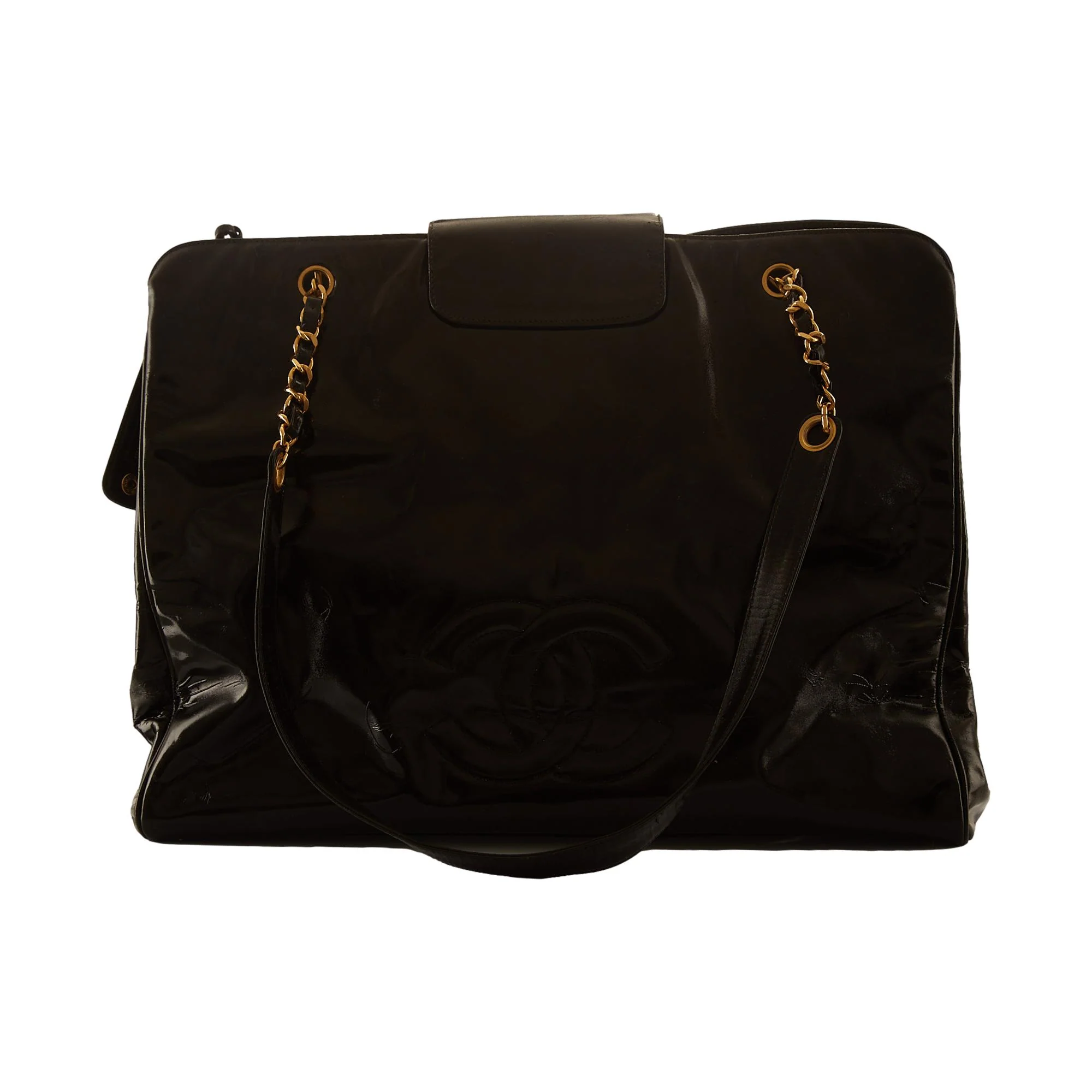 Chanel Black Patent Supermodel Bag - Image 2