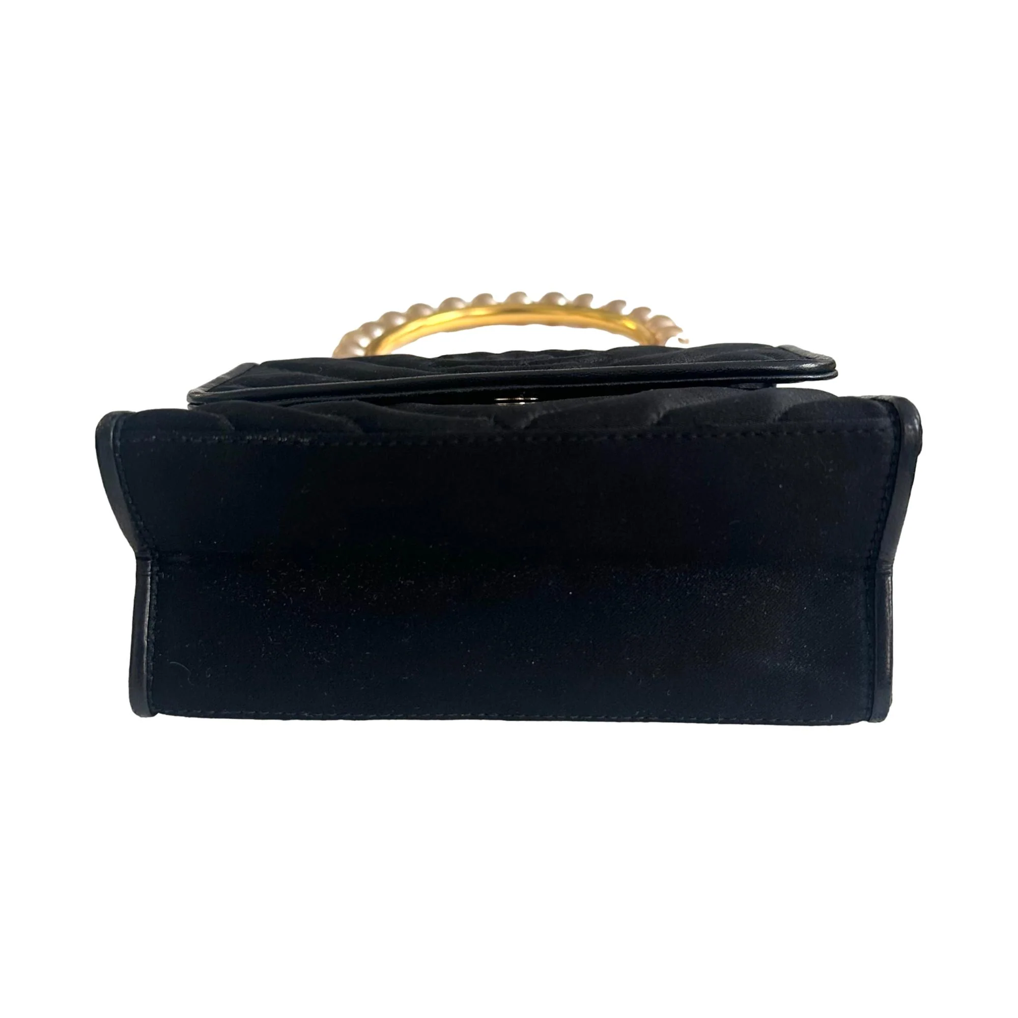 Chanel Black Pearl Top Handle Bag - Image 3