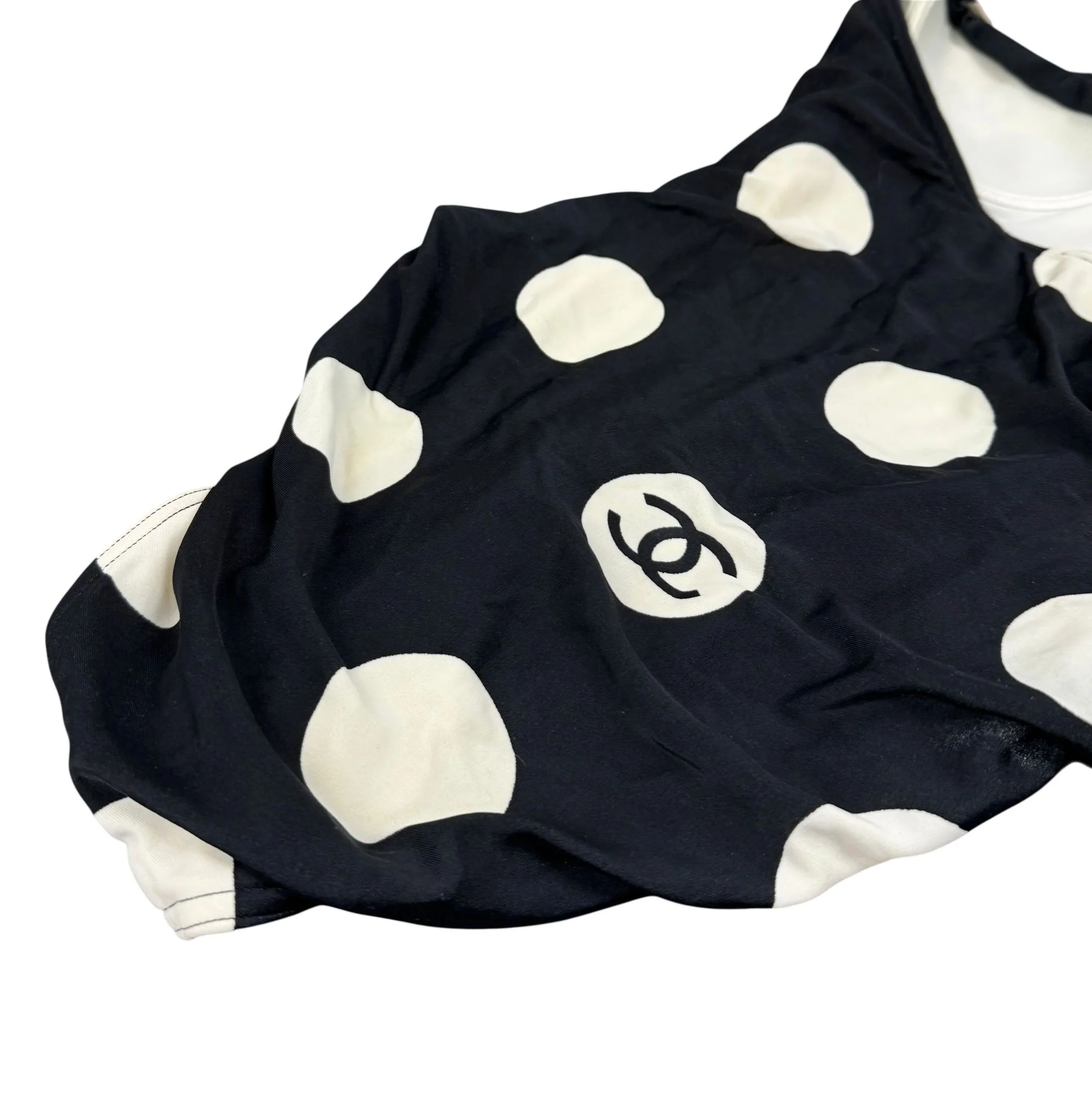 Chanel Black Polka Dot One Piece - Image 6