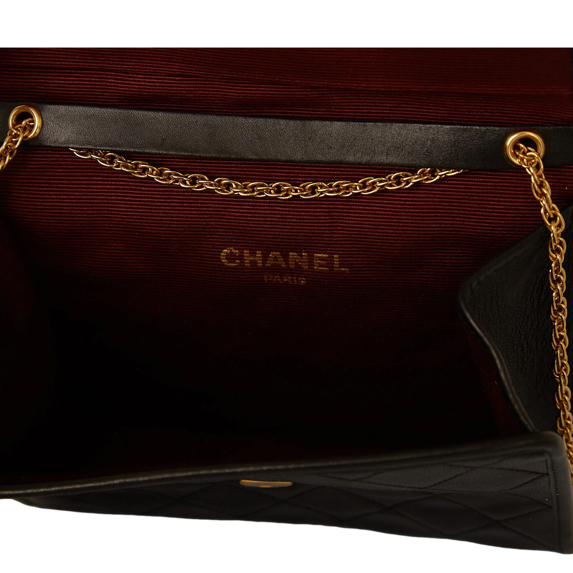 Chanel Black Quilted Chain Mini Shoulder Bag - Image 4