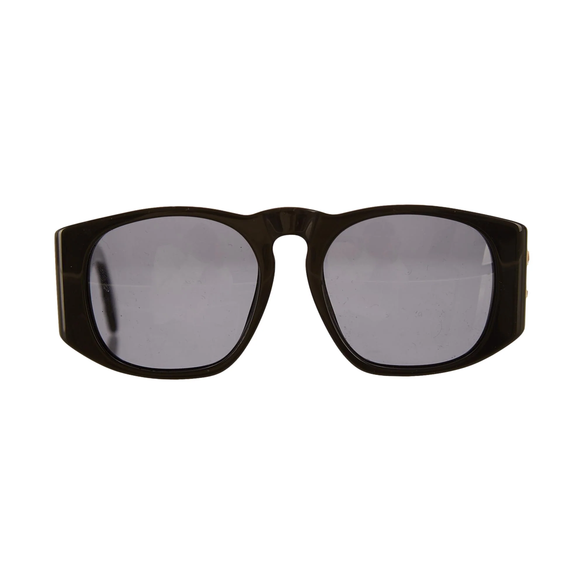 Chanel Black Quilted Logo Sunglasses - Image 2