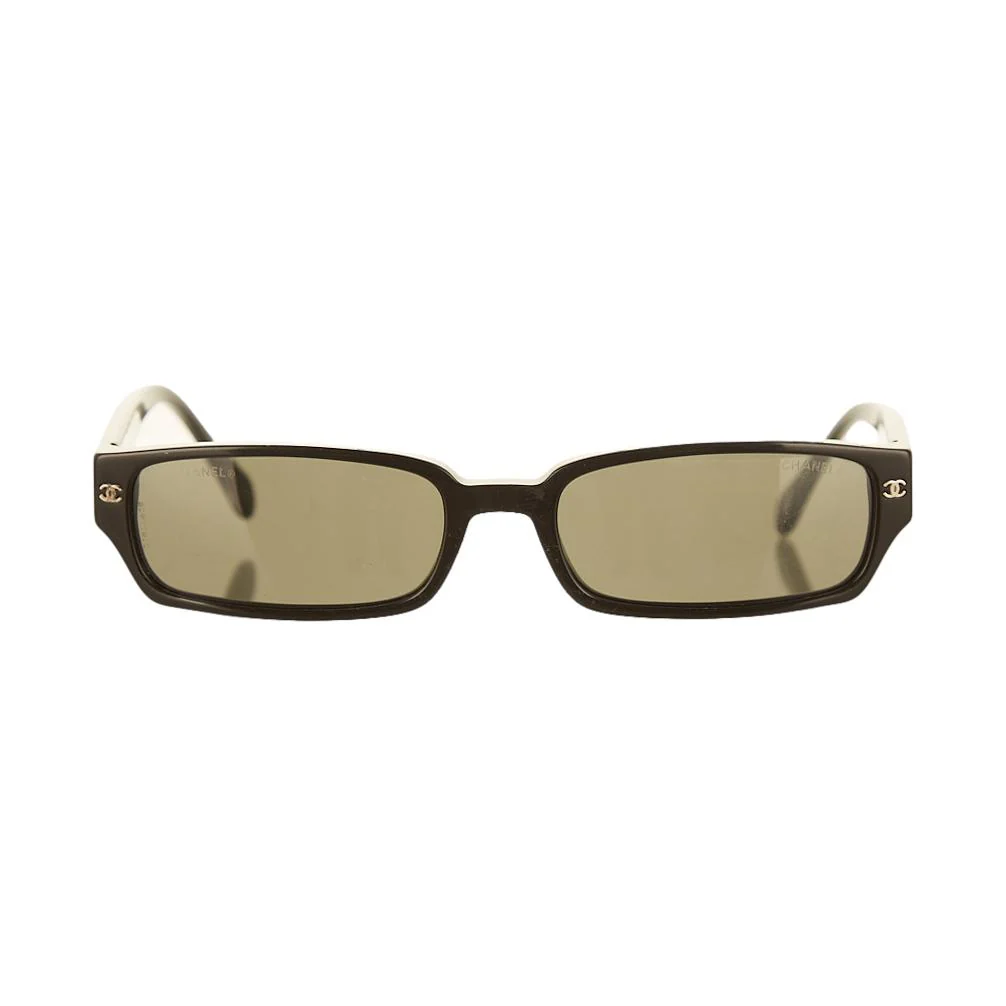 Chanel Black Quilted Rhinestone Micro Sunglasses - Image 2