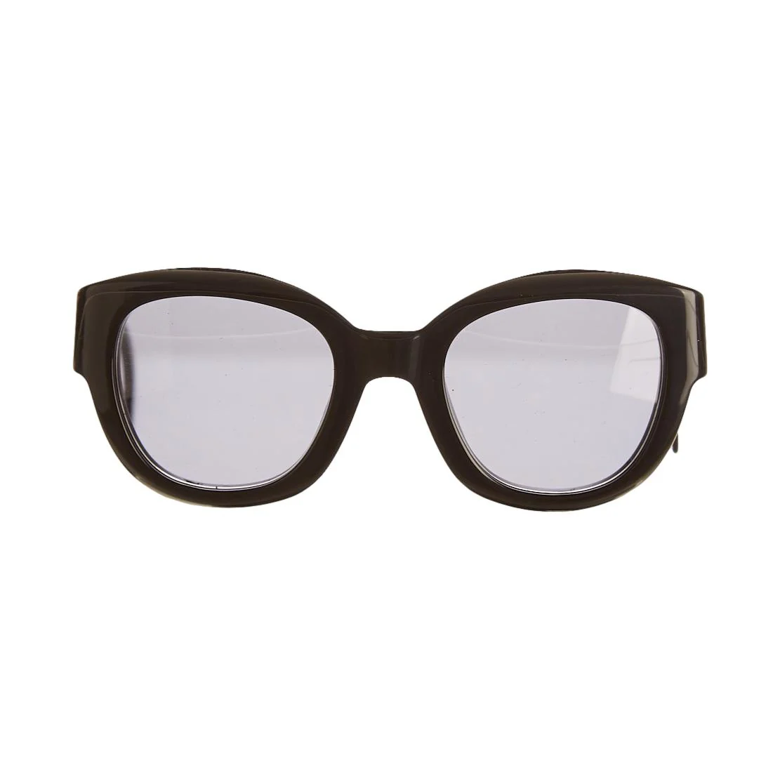 Chanel Black Round Logo Sunglasses - Image 2
