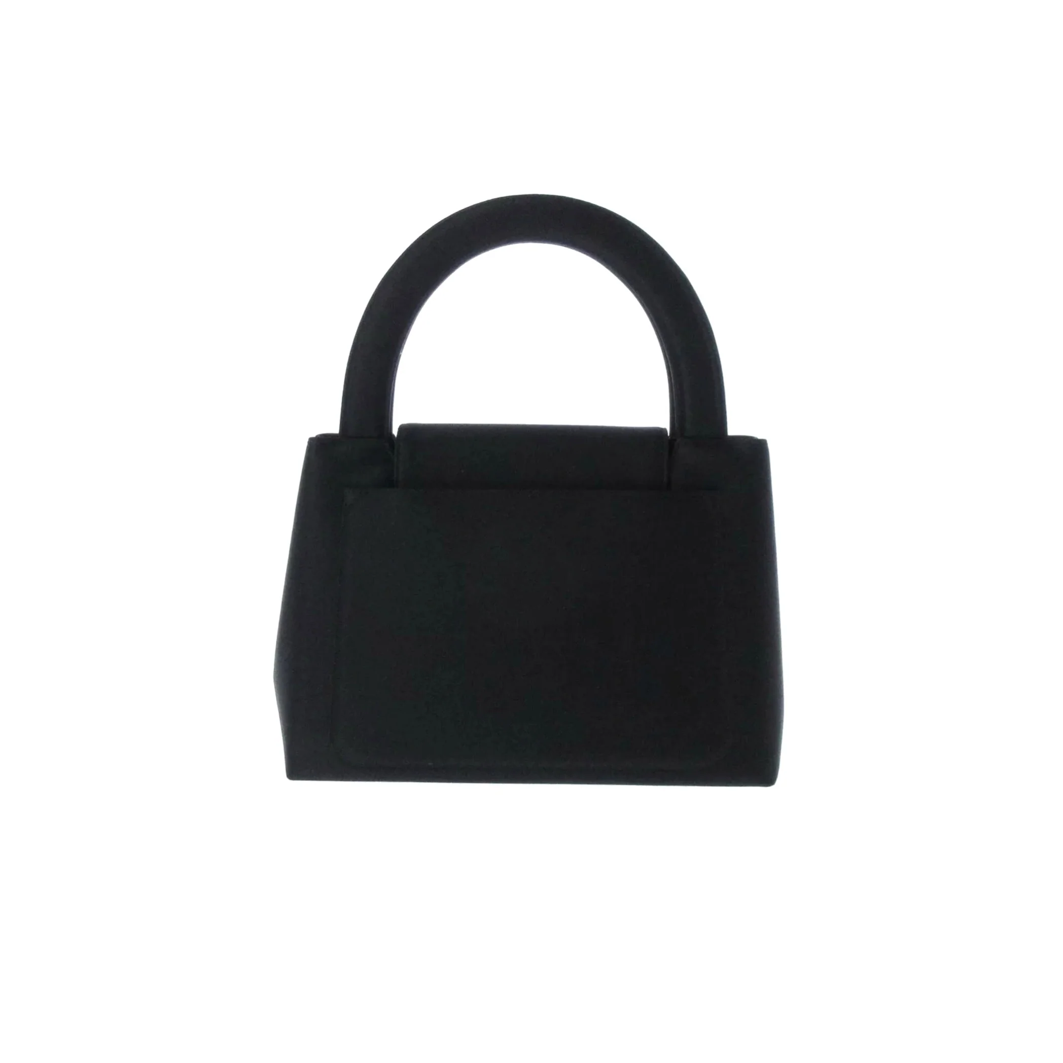 Chanel Black Satin Mini Kelly Bag - Image 2