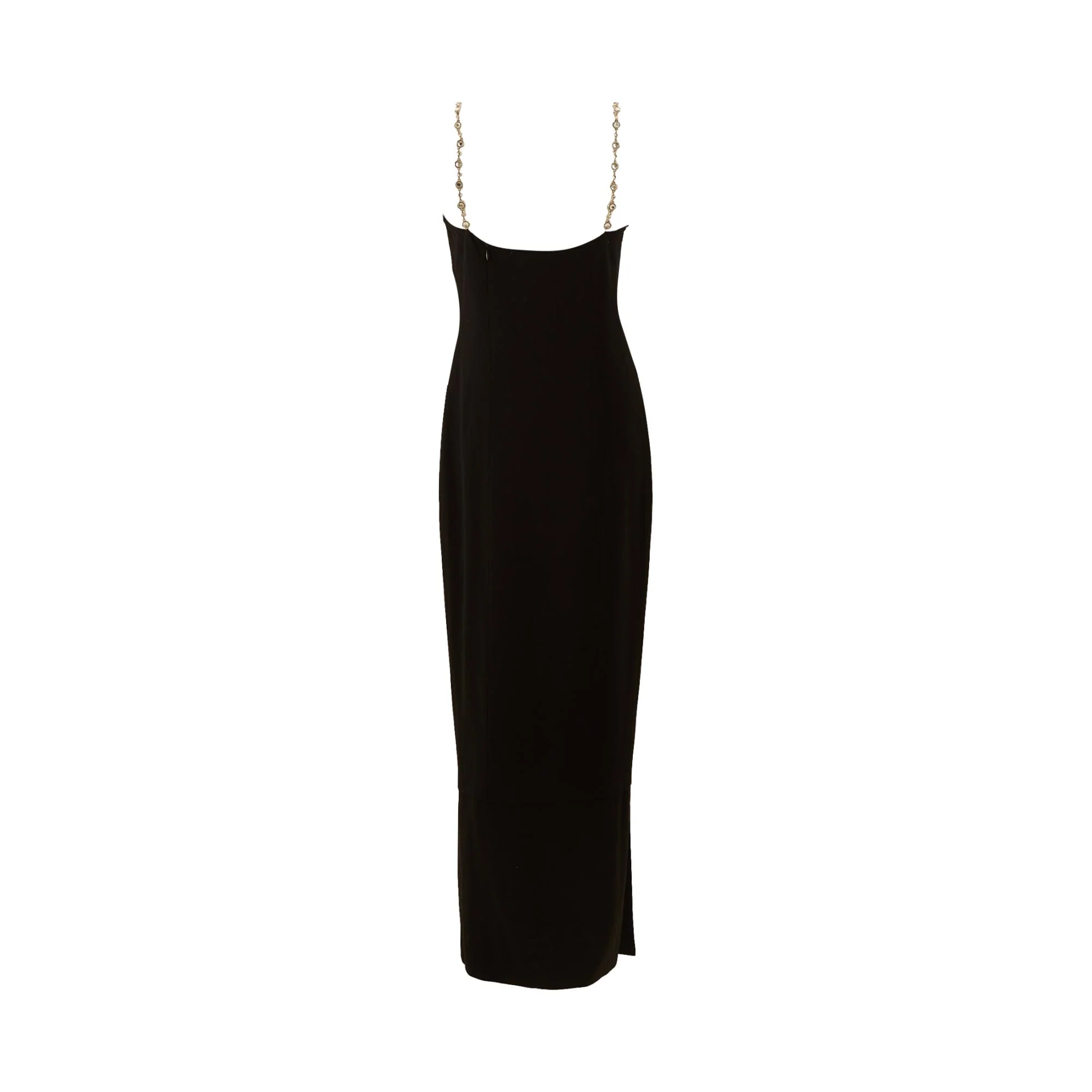 Chanel Black Chain Strap Gown - Image 3