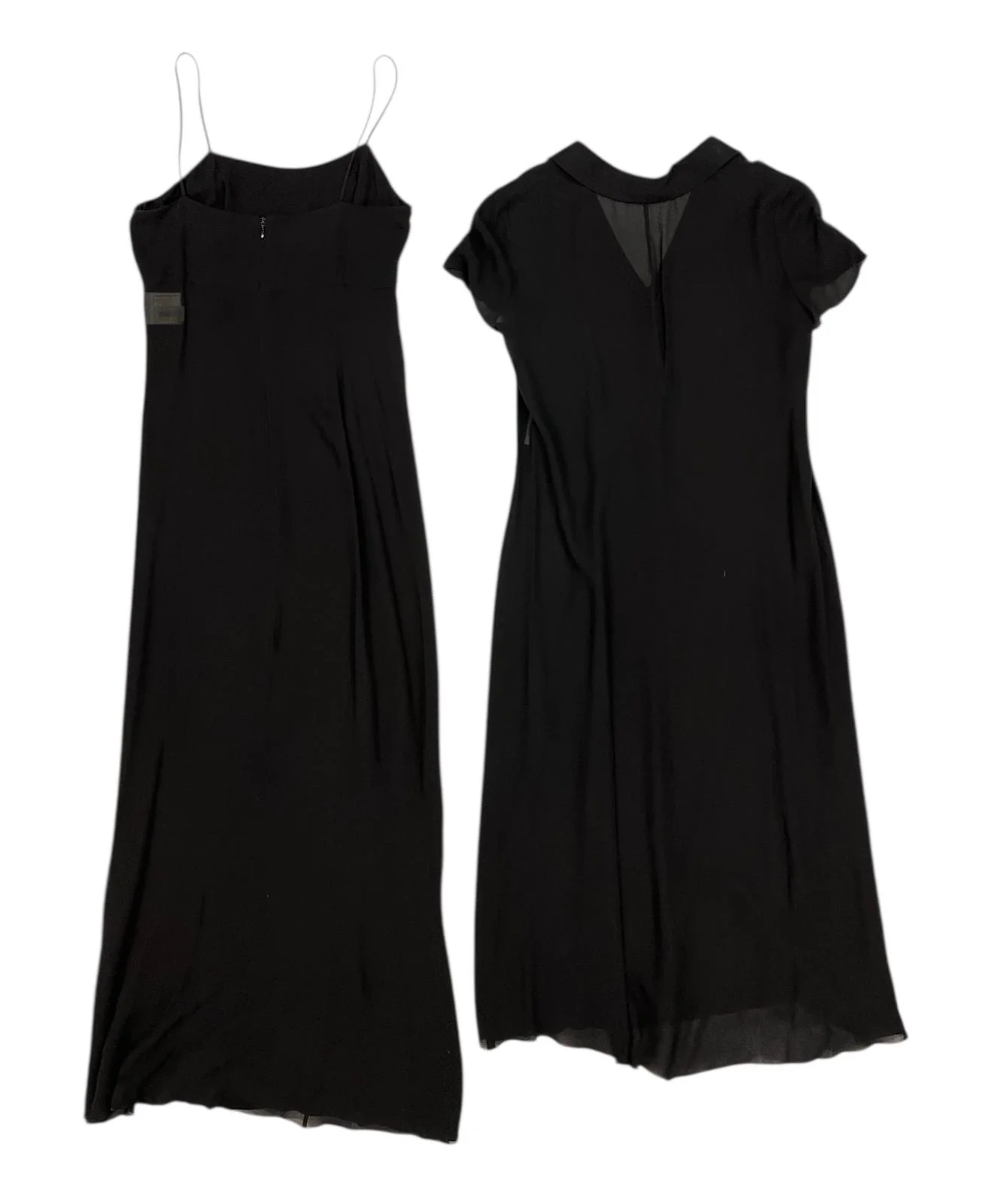 Chanel Black Silk Logo Dress Set - Image 4
