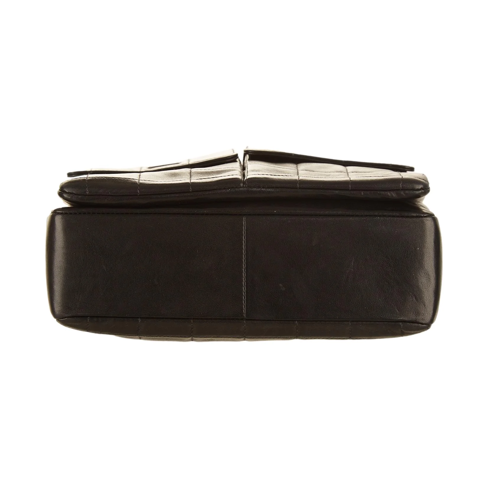 Chanel Black Square Quilted Chain Shoulder Bag - Image 4