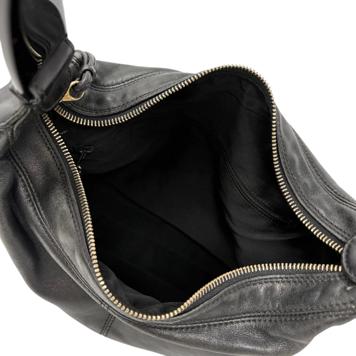 Chanel Black Structured Handle Shoulder Bag - Image 3