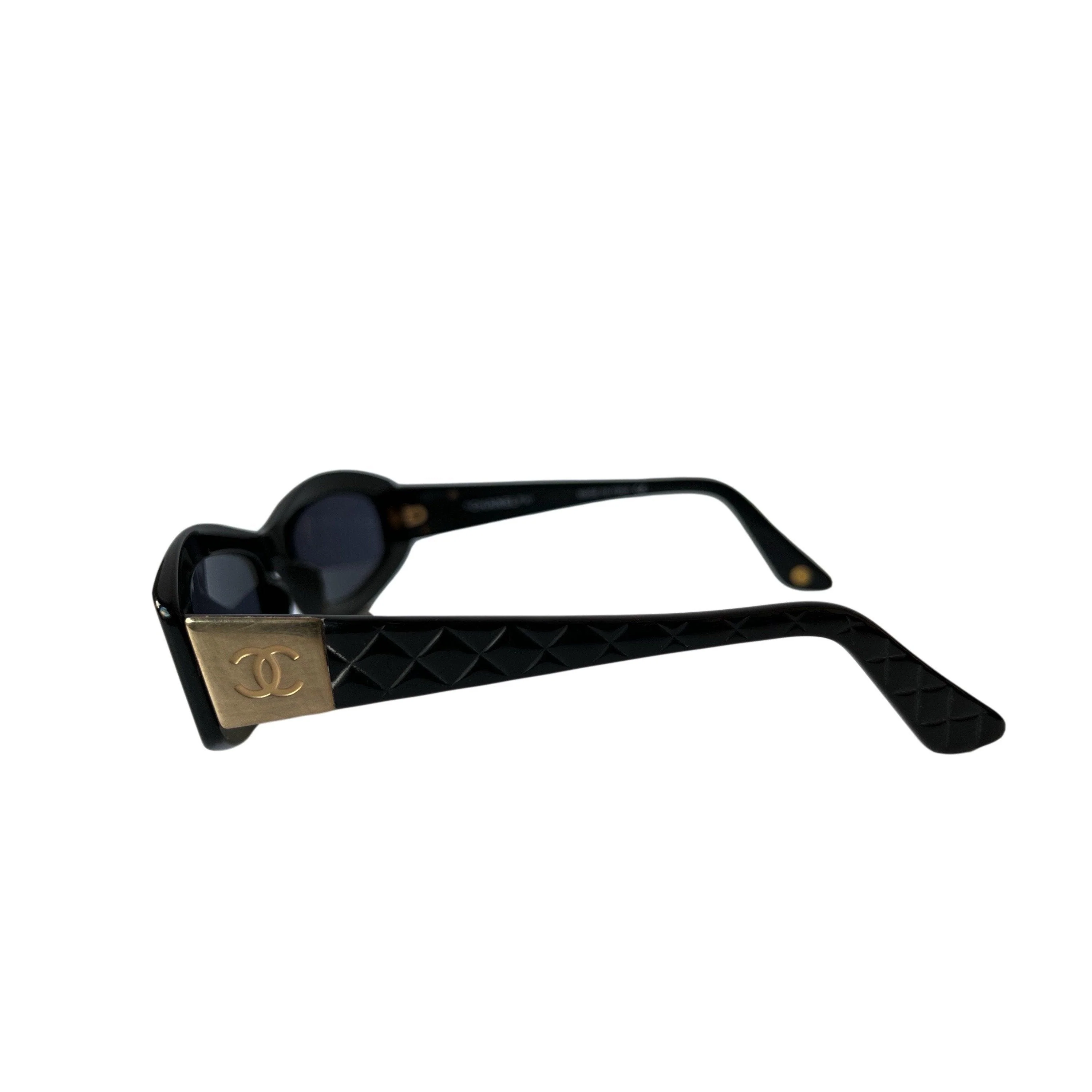 Chanel Black Sunglasses - Image 3