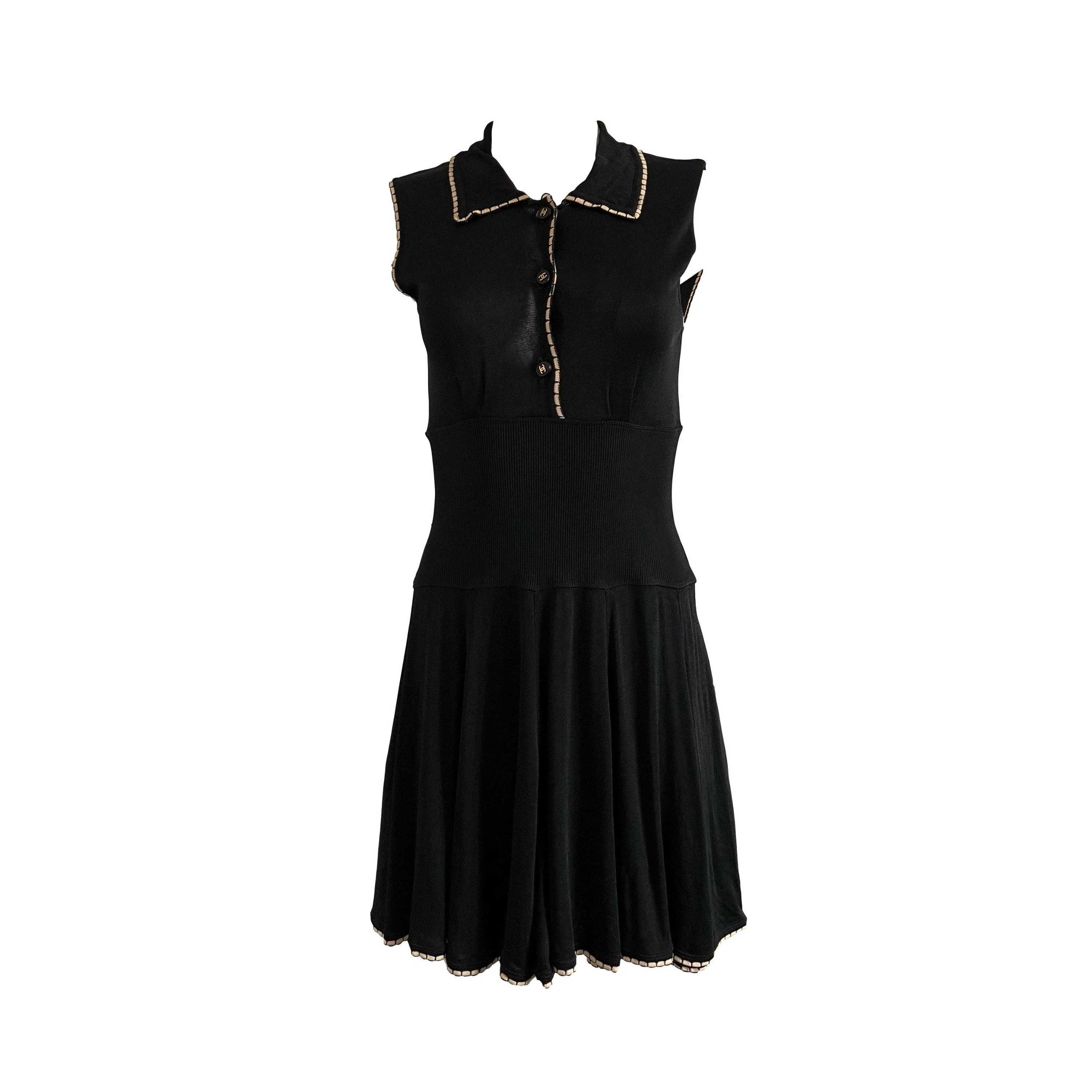 Chanel Black Tank Dress