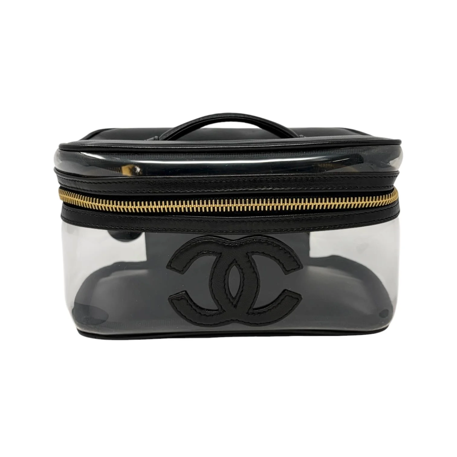 Chanel Black Transparent Vanity Bag