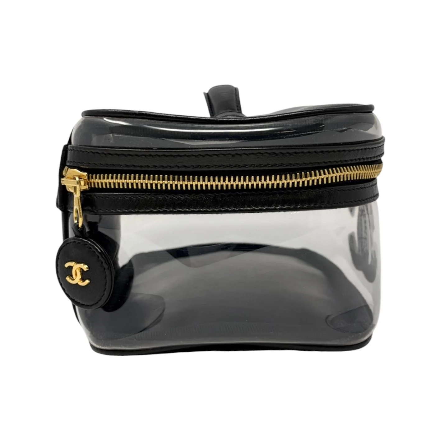 Chanel Black Transparent Vanity Bag - Image 3