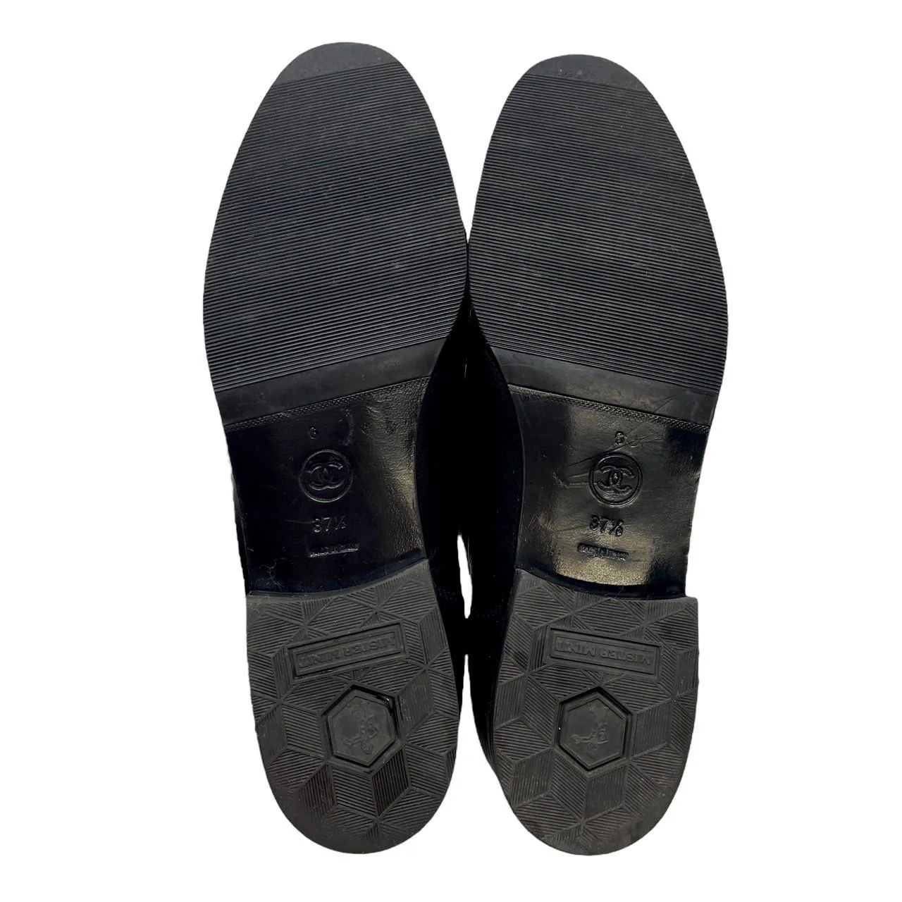 Chanel Black Turnlock Loafers - Image 5
