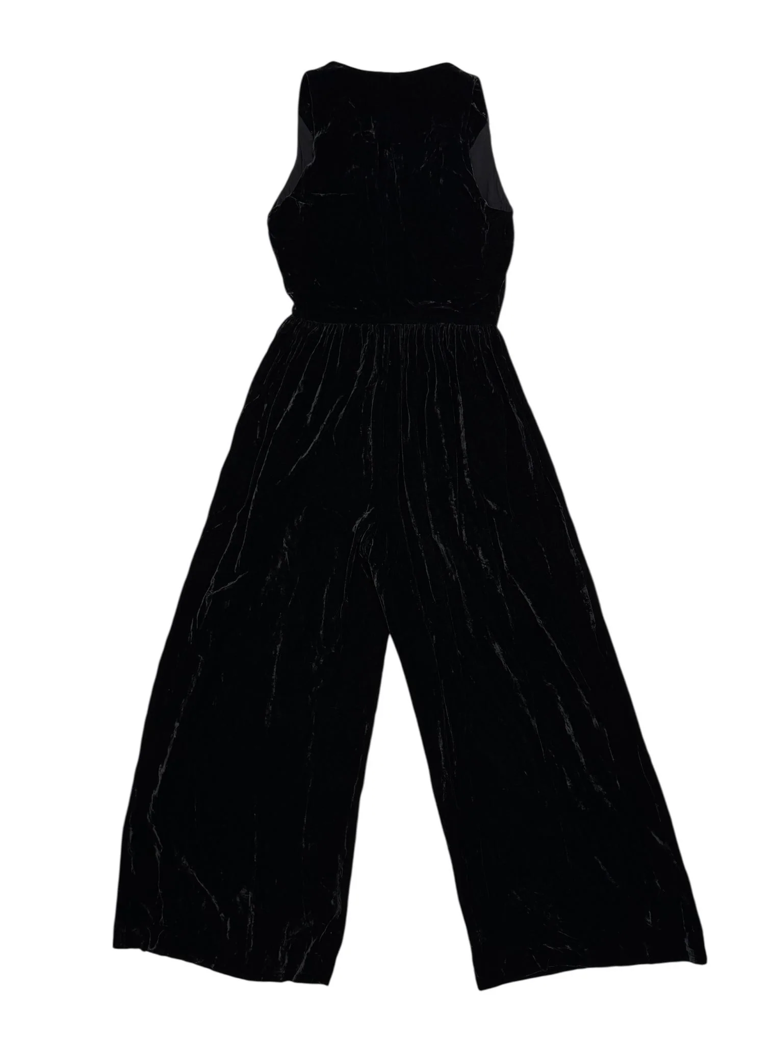 Chanel Black Velvet Logo Jumpsuit - Image 3