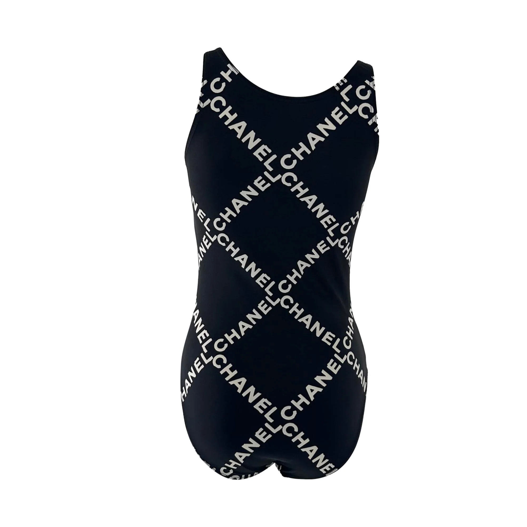 Chanel Black + White Logo One Piece - Image 2