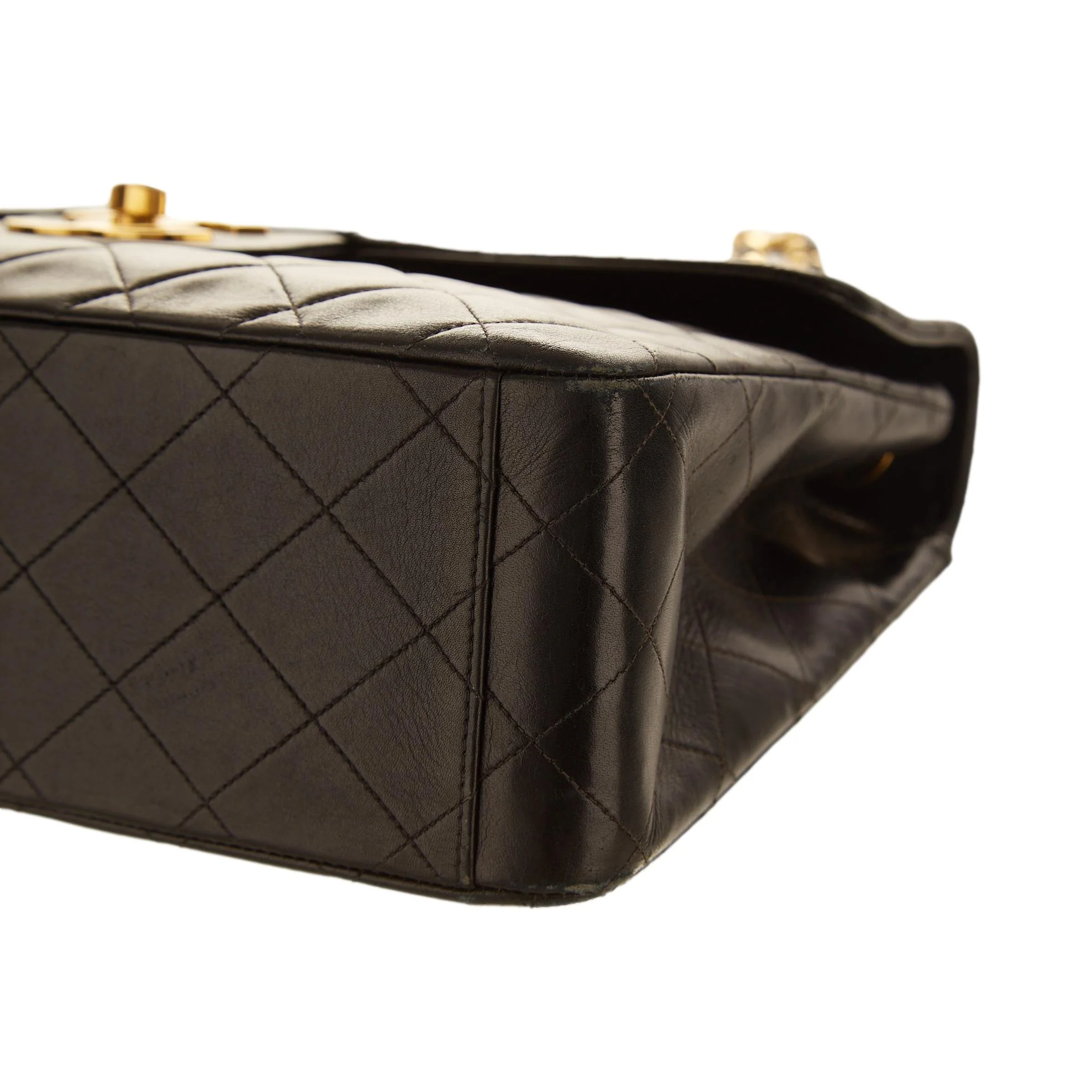 Chanel Black XL Jumbo Flap Bag - Image 4