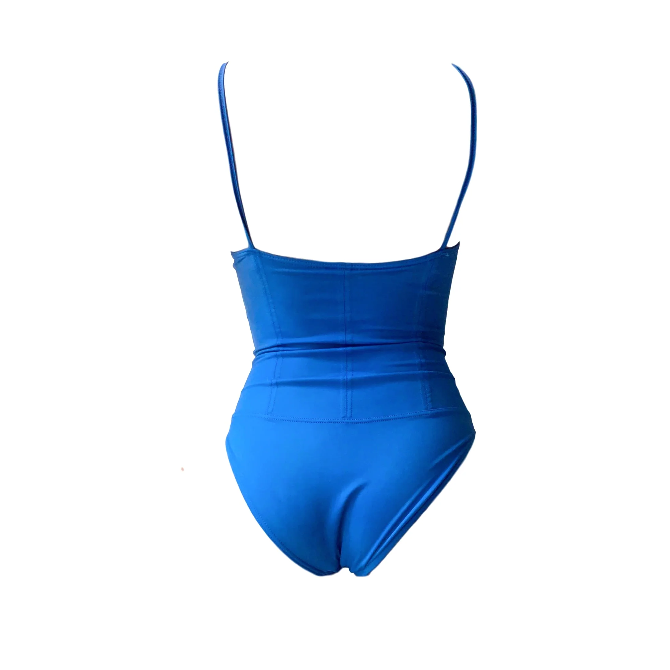 Chanel Blue Corset Logo One Piece - Image 2