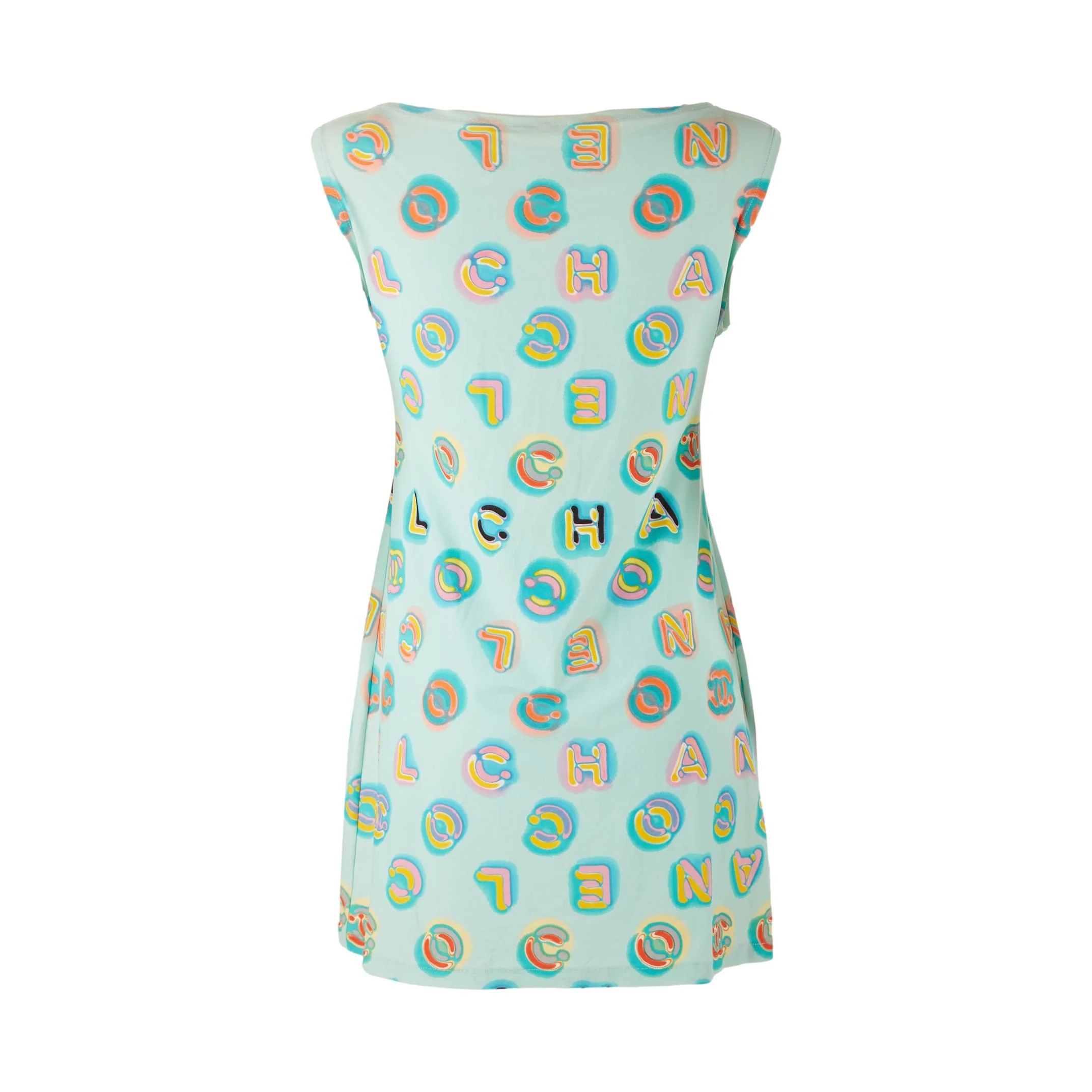 Chanel Blue Logo Dress - Image 2